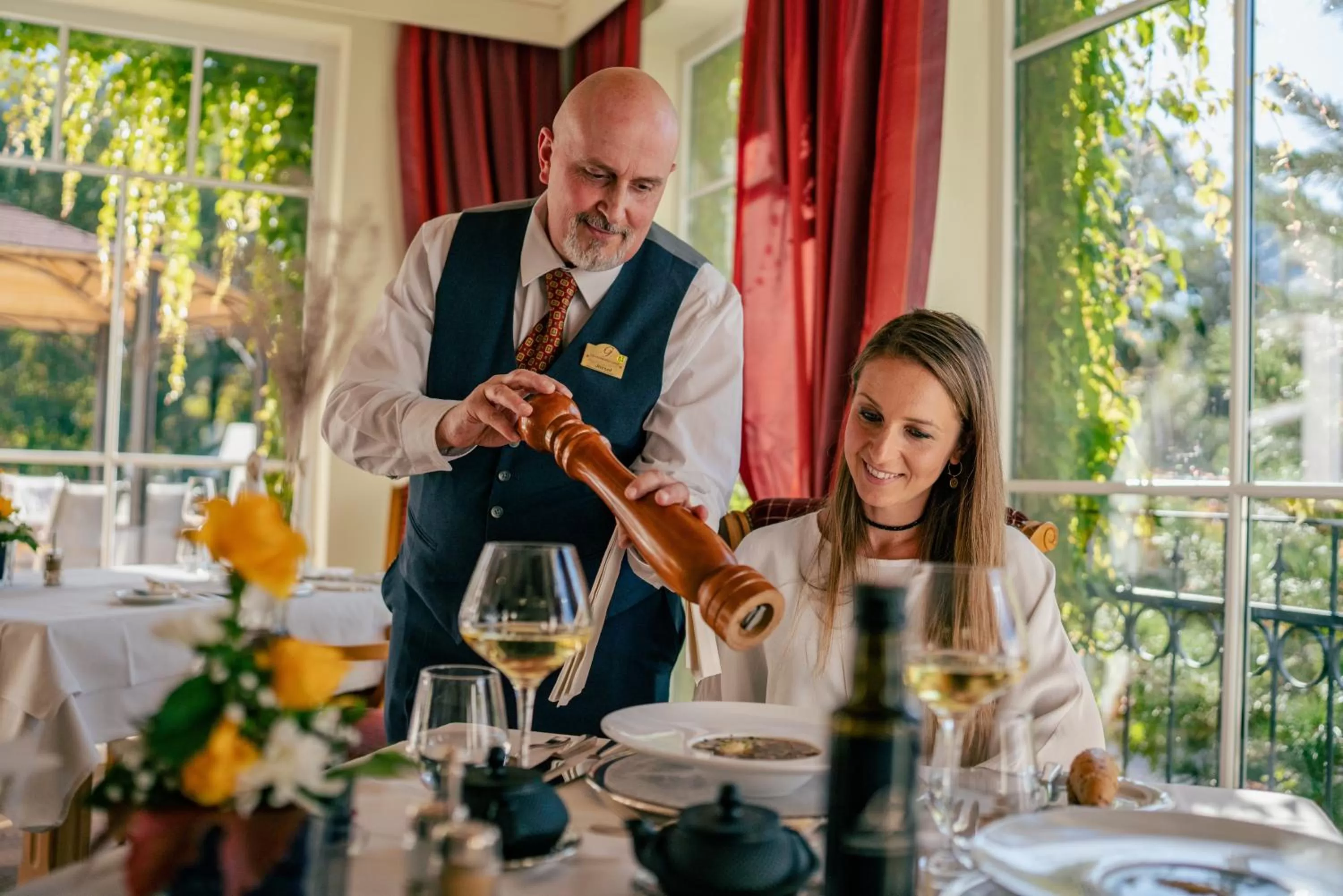 Restaurant/places to eat in Grandhotel Lienz Business-Wellness & Gourmet