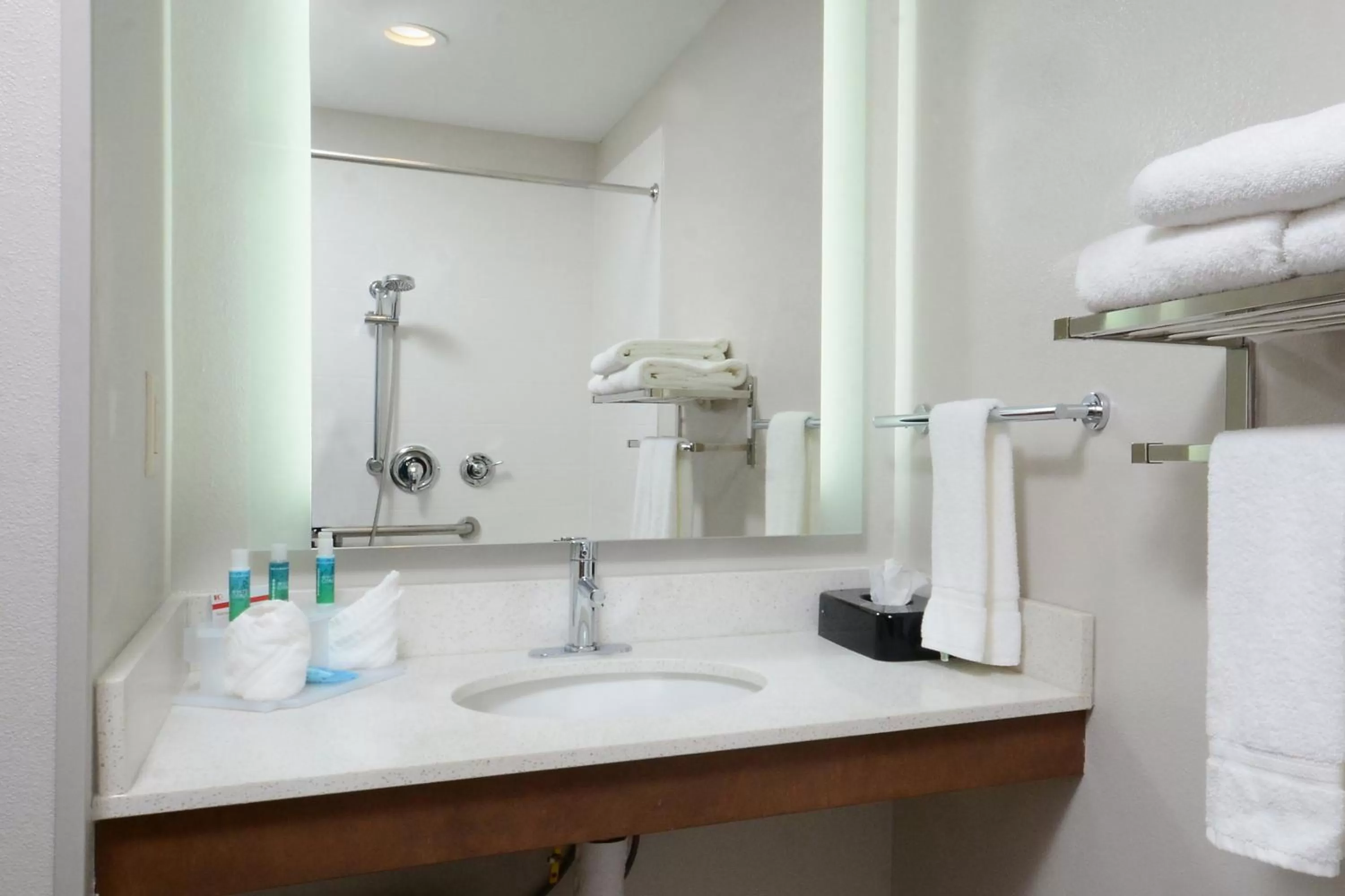 Bathroom in Holiday Inn Express & Suites Raleigh Durham Airport at RTP by IHG