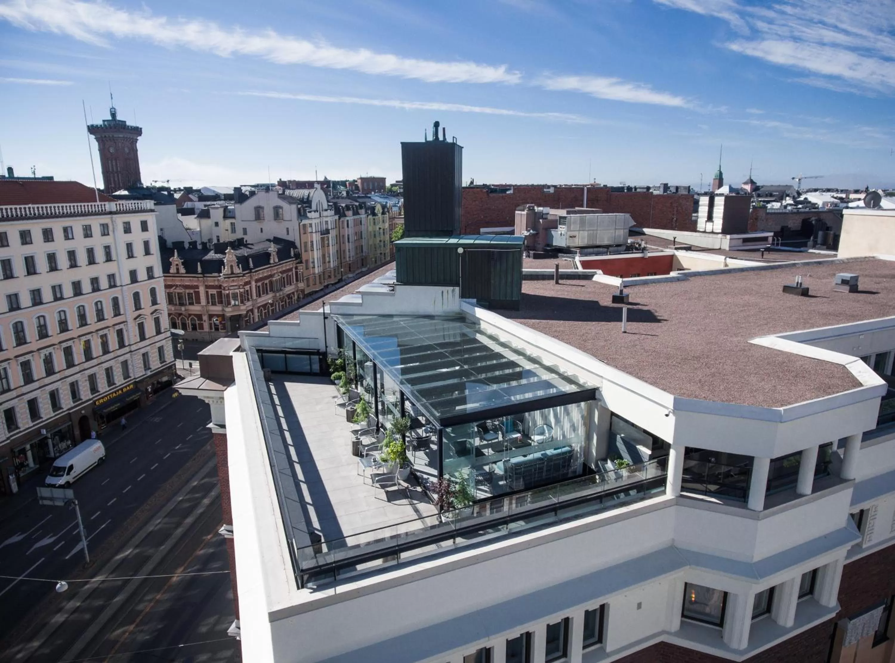 Bird's eye view in Hotel Klaus K