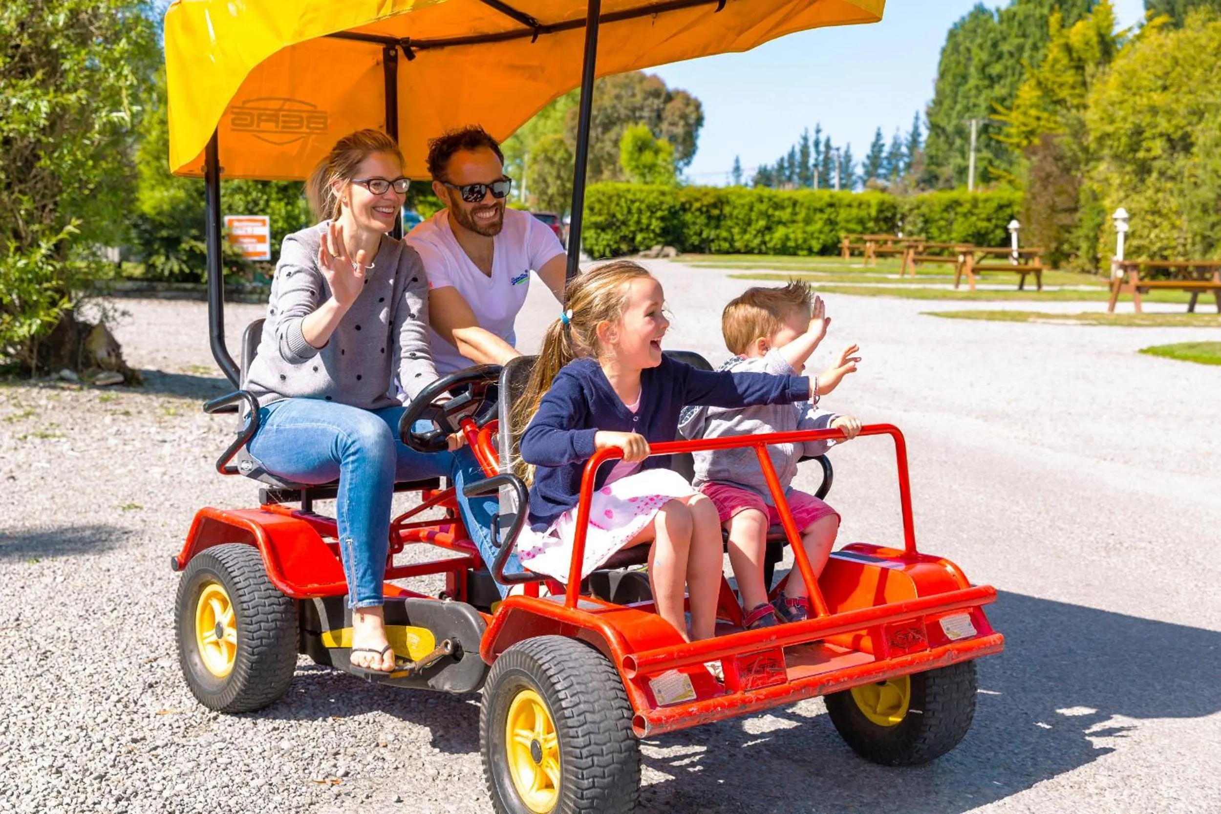 Cycling in North South Holiday Park