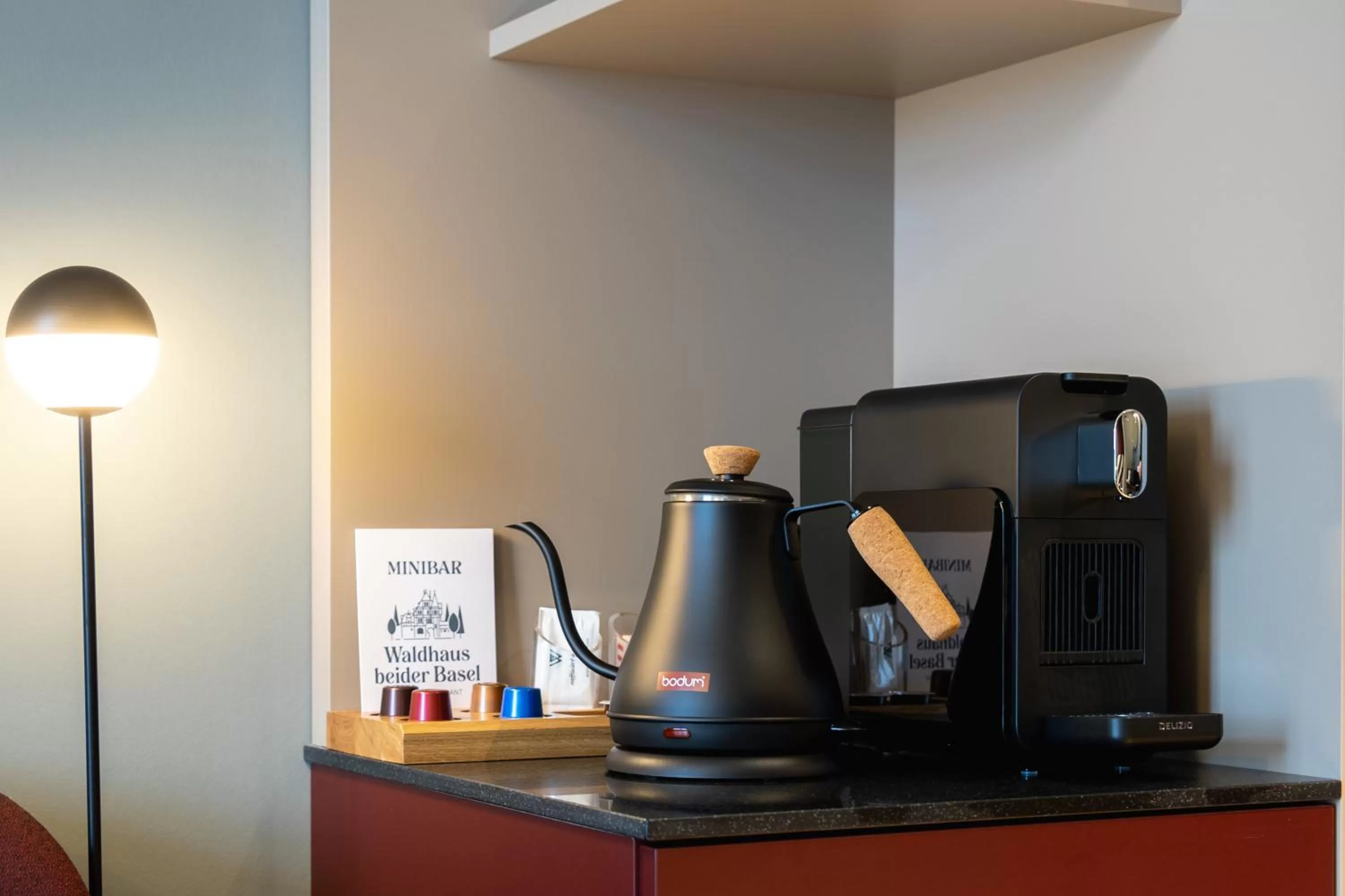 Coffee/tea facilities in Boutique Hotel Waldhaus beider Basel