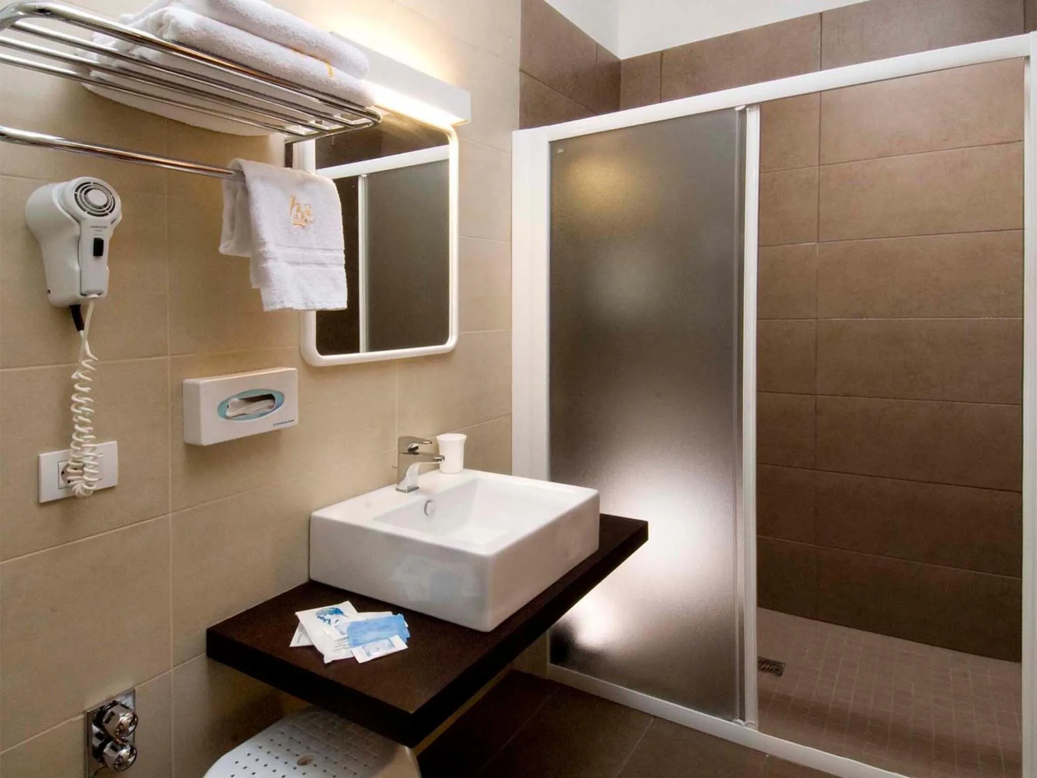 Bathroom in Hotel St. Moritz