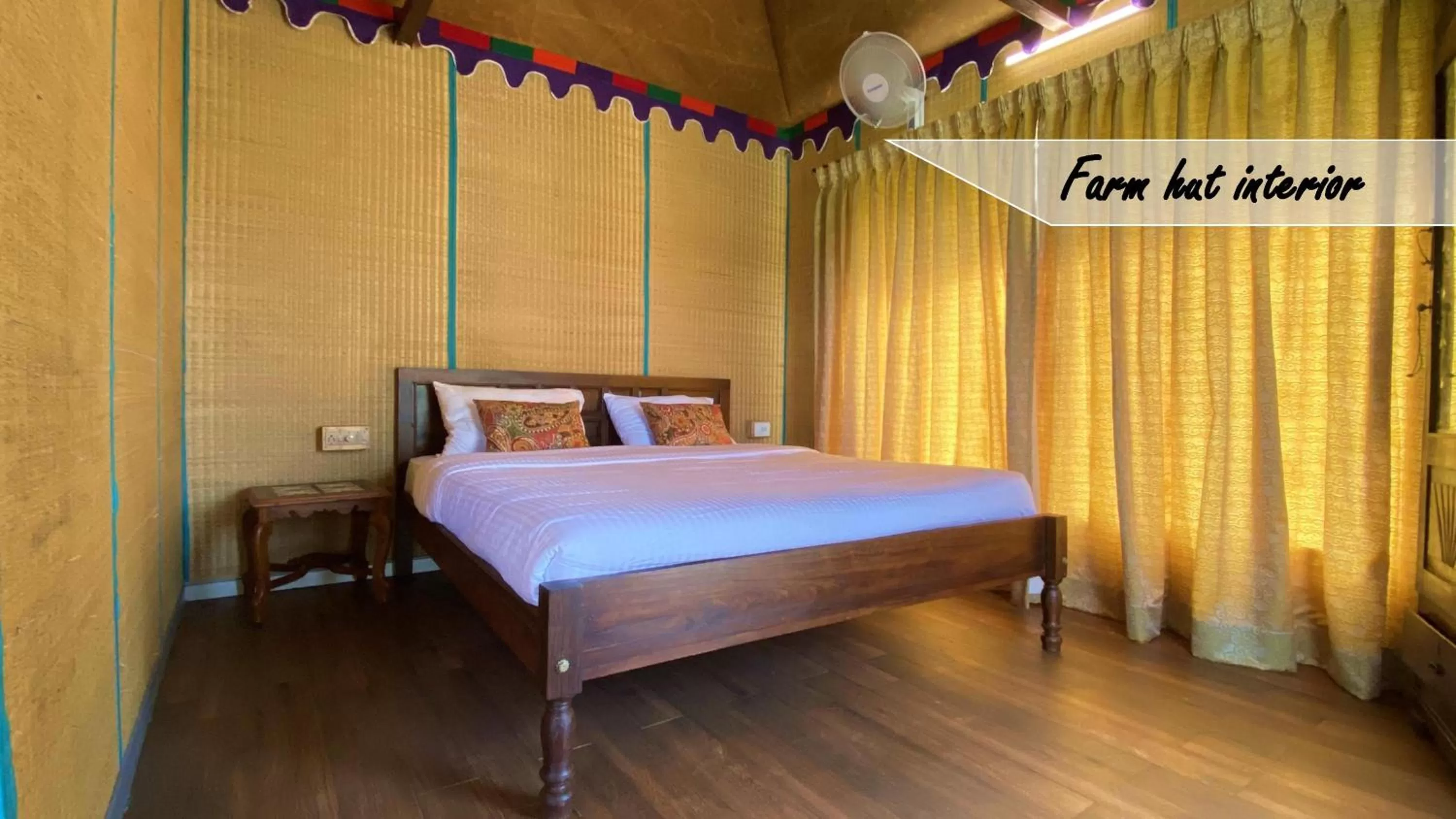 Bed in Marutham Village Resort