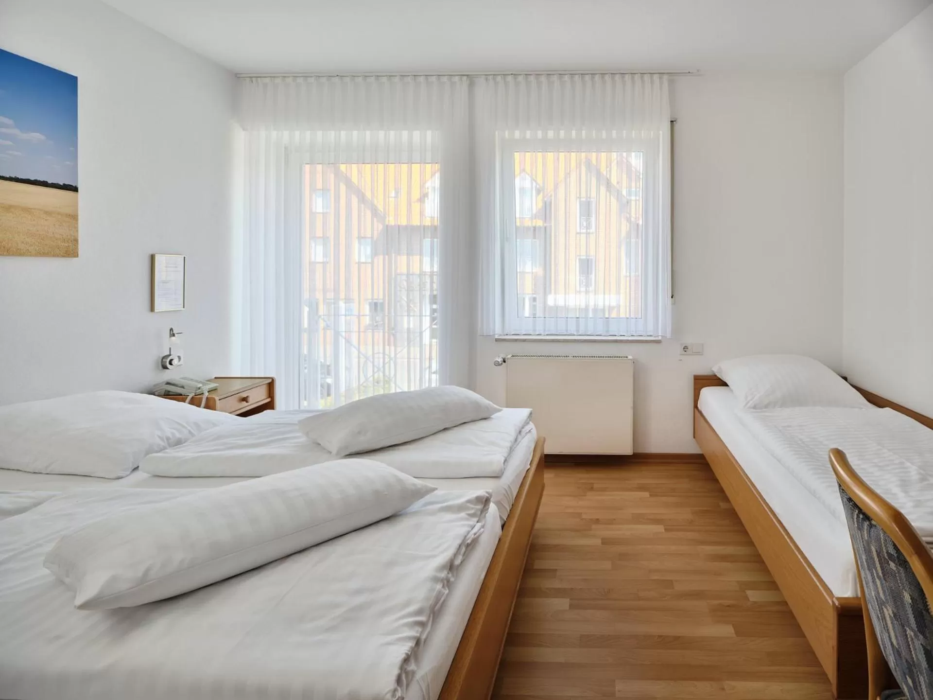 Bed in Hotel Restaurant Clemens-August