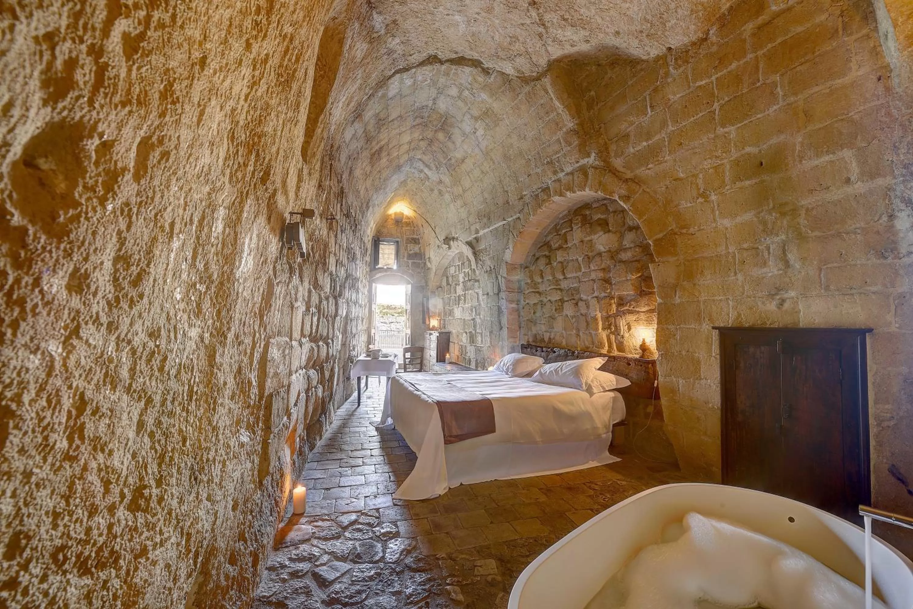 Bathroom in Sextantio Le Grotte Della Civita