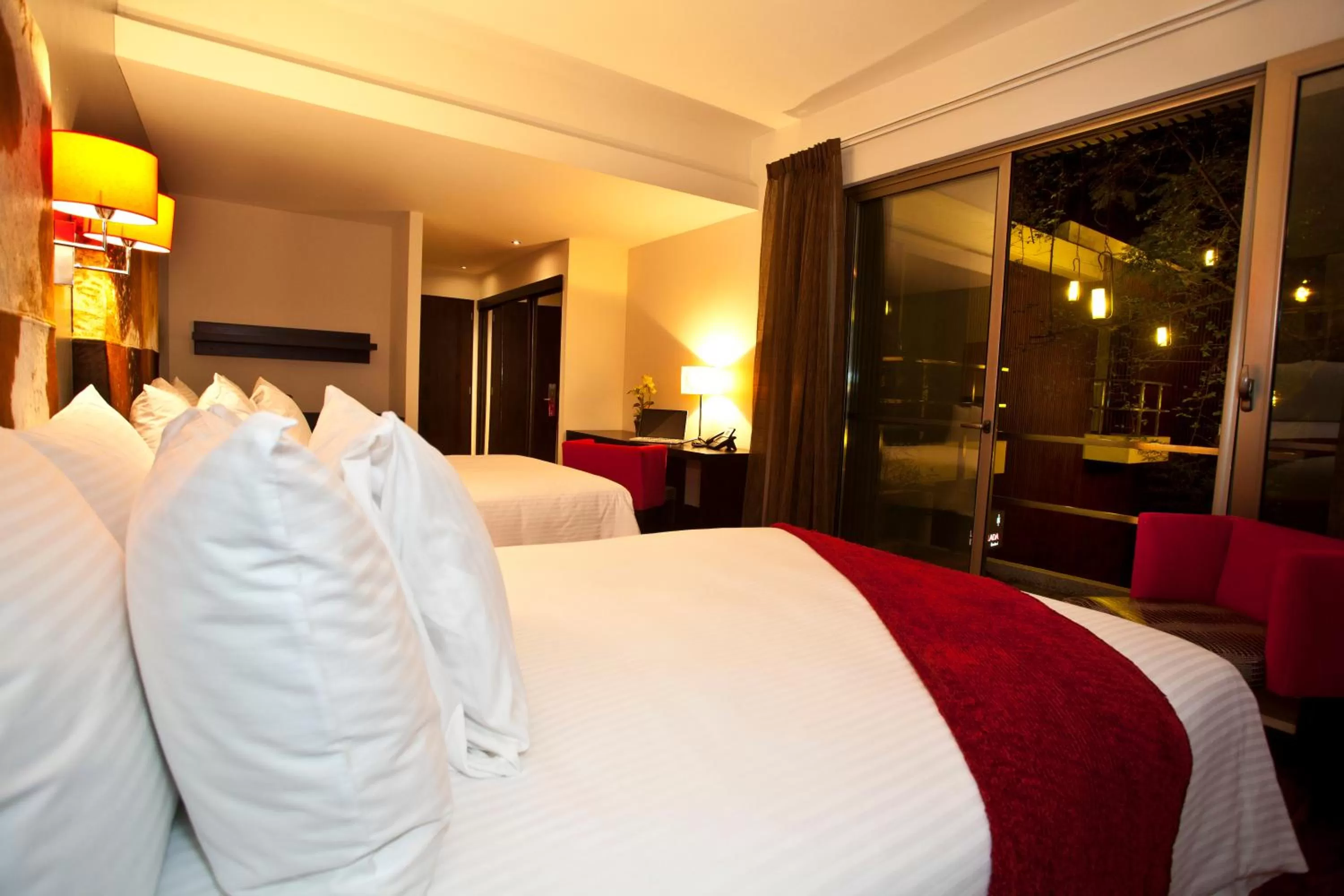 Bed in La Inmaculada Hotel