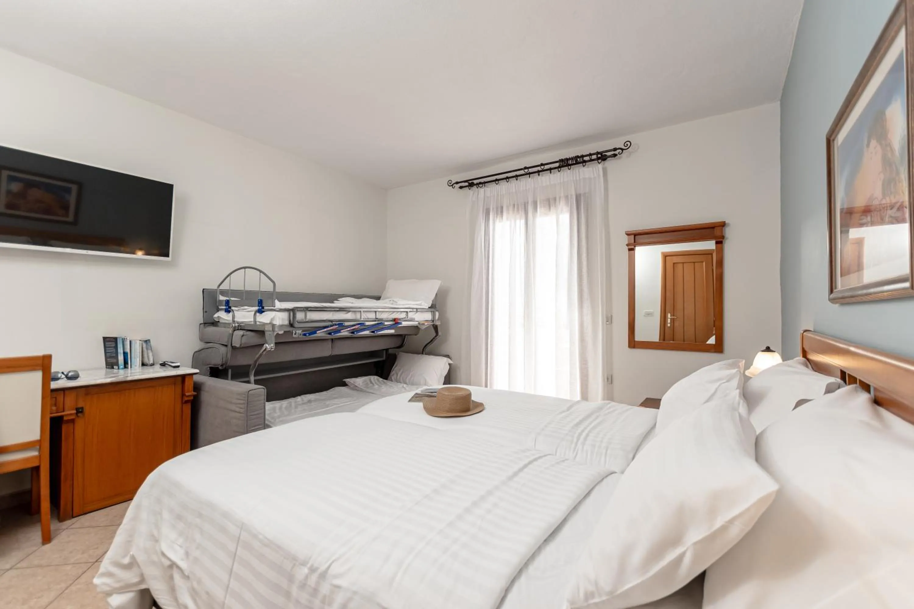 Bedroom in Naxos Resort Beach Hotel