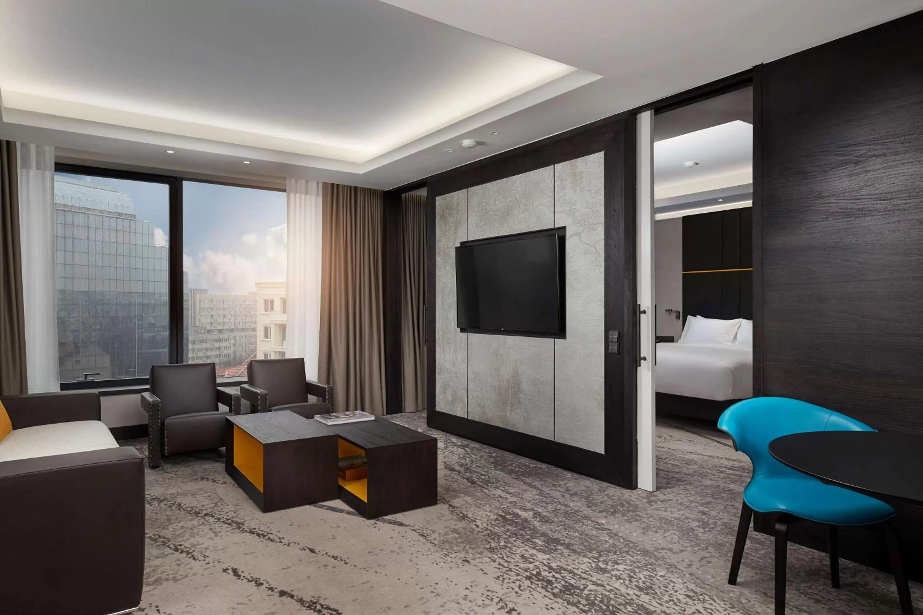 Living room in Hilton Belgrade