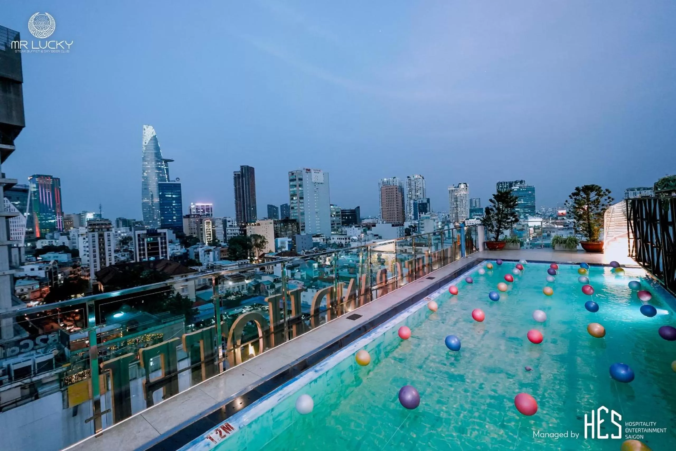 City view in Happy Life Grand Hotel & Rooftop Skybar