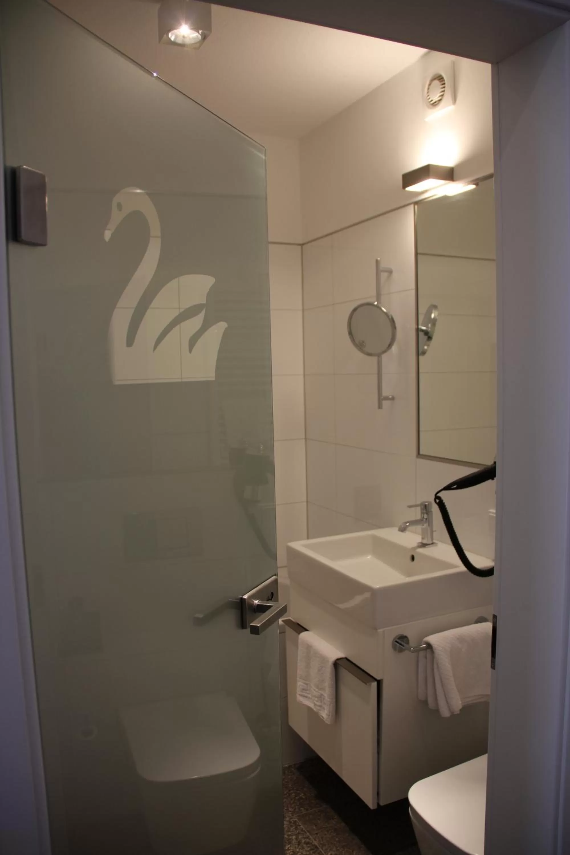 Bathroom in Hotel Restaurant Schwan