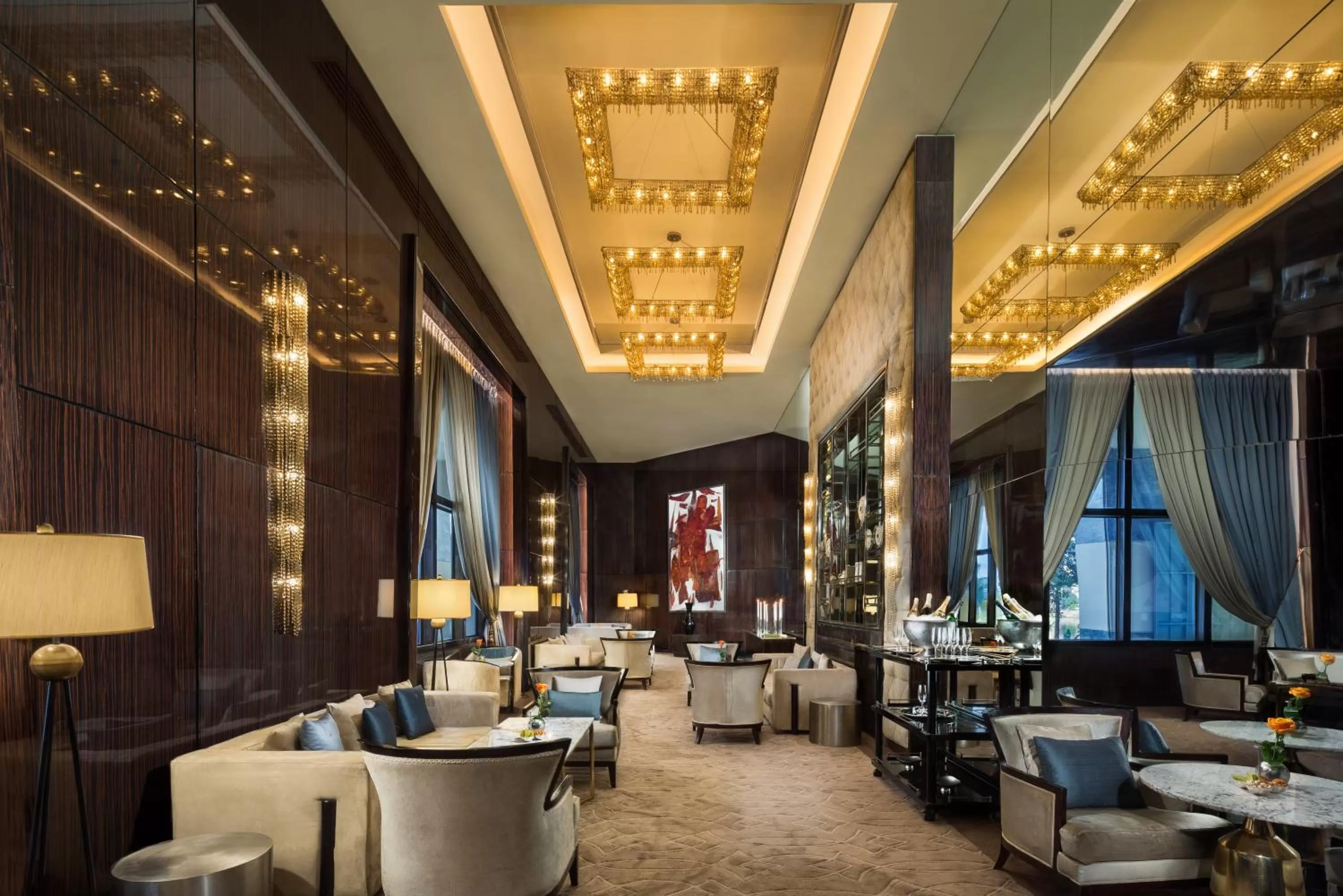 Lounge or bar in Fairmont Nile City
