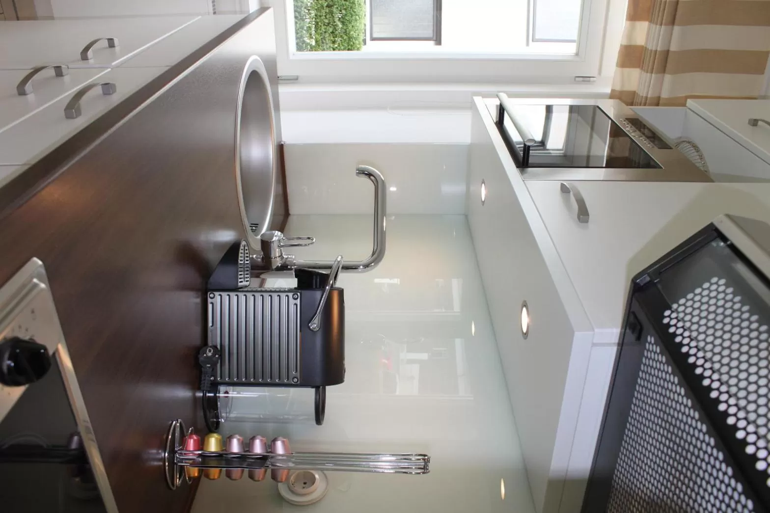 Kitchen or kitchenette in Hotel Seemöwe