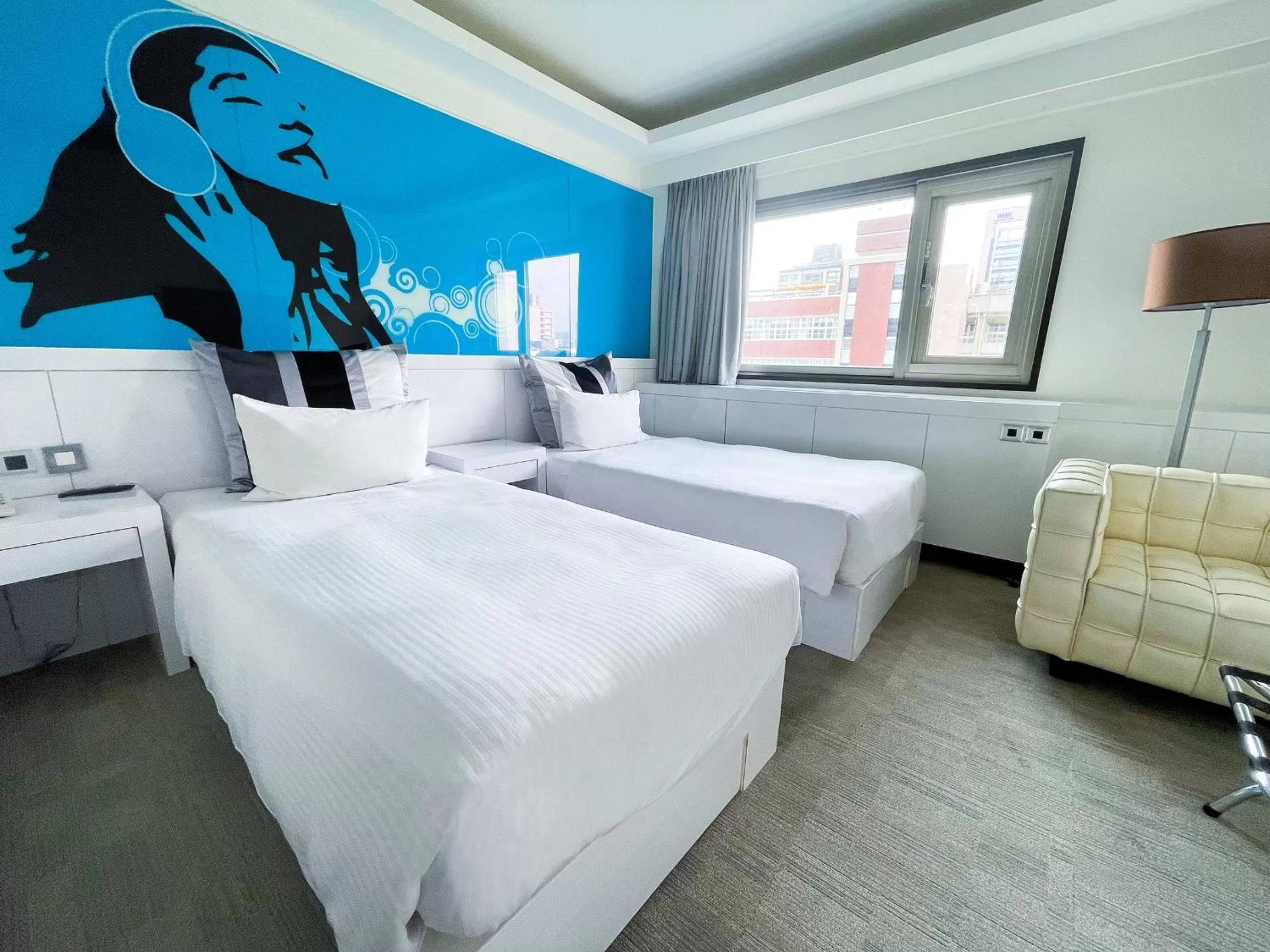 Bed in Guide Hotel Kaohsiung Liuhe