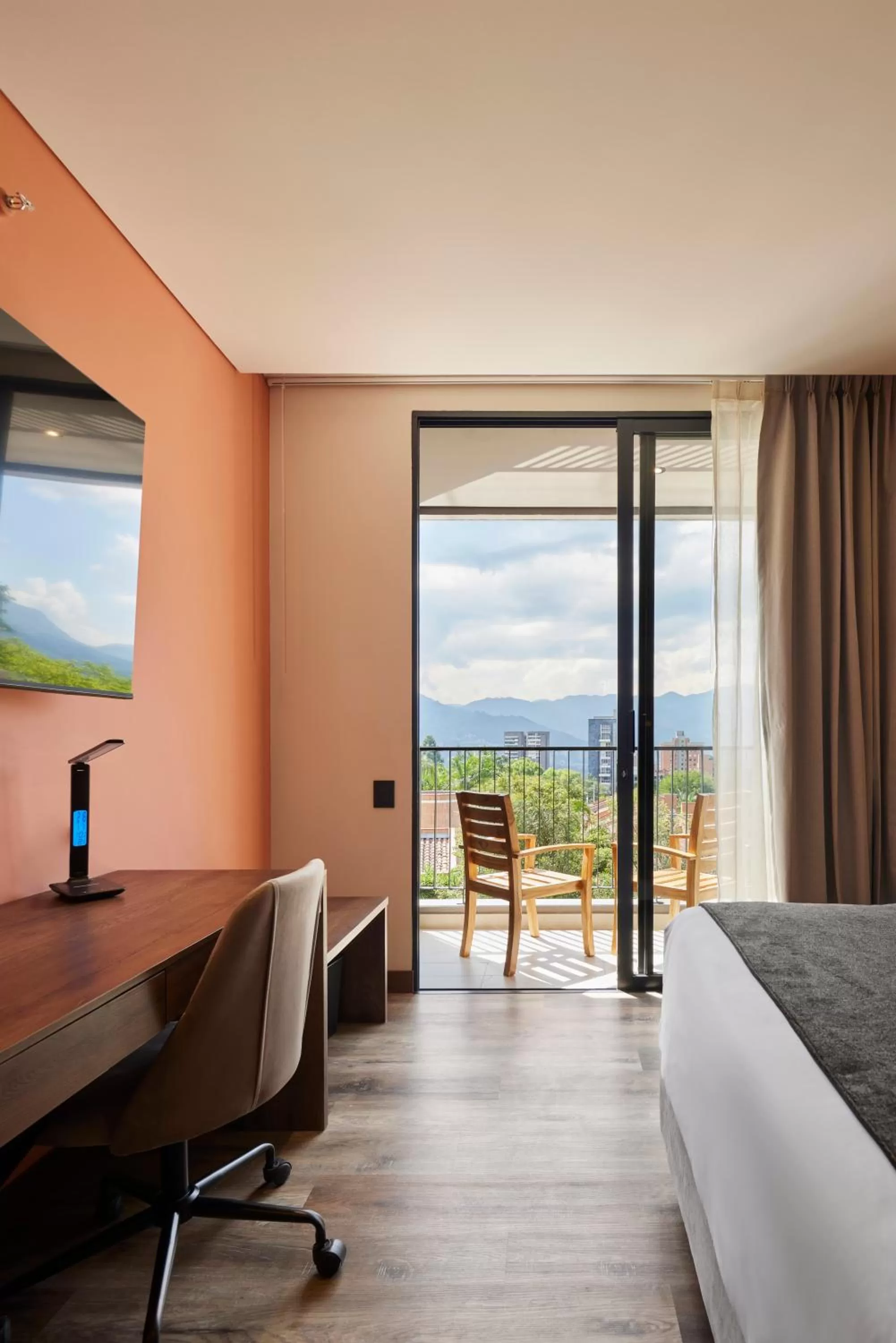 Bed in Blues Suites Medellín