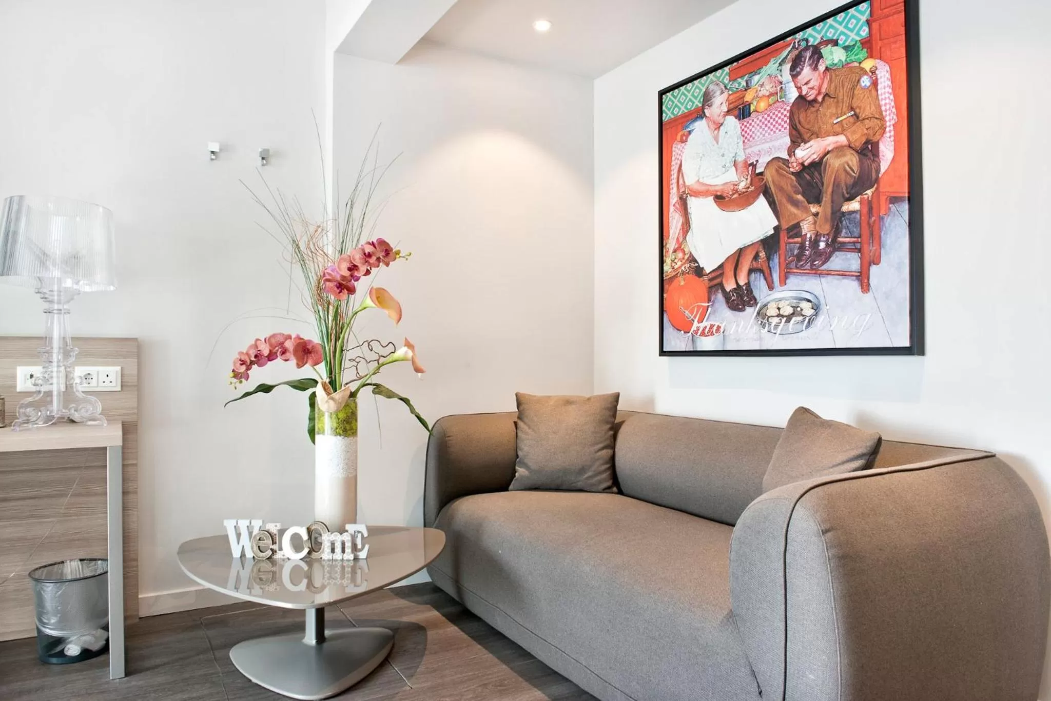 Seating area in Chez Maman Hotel & Restaurant