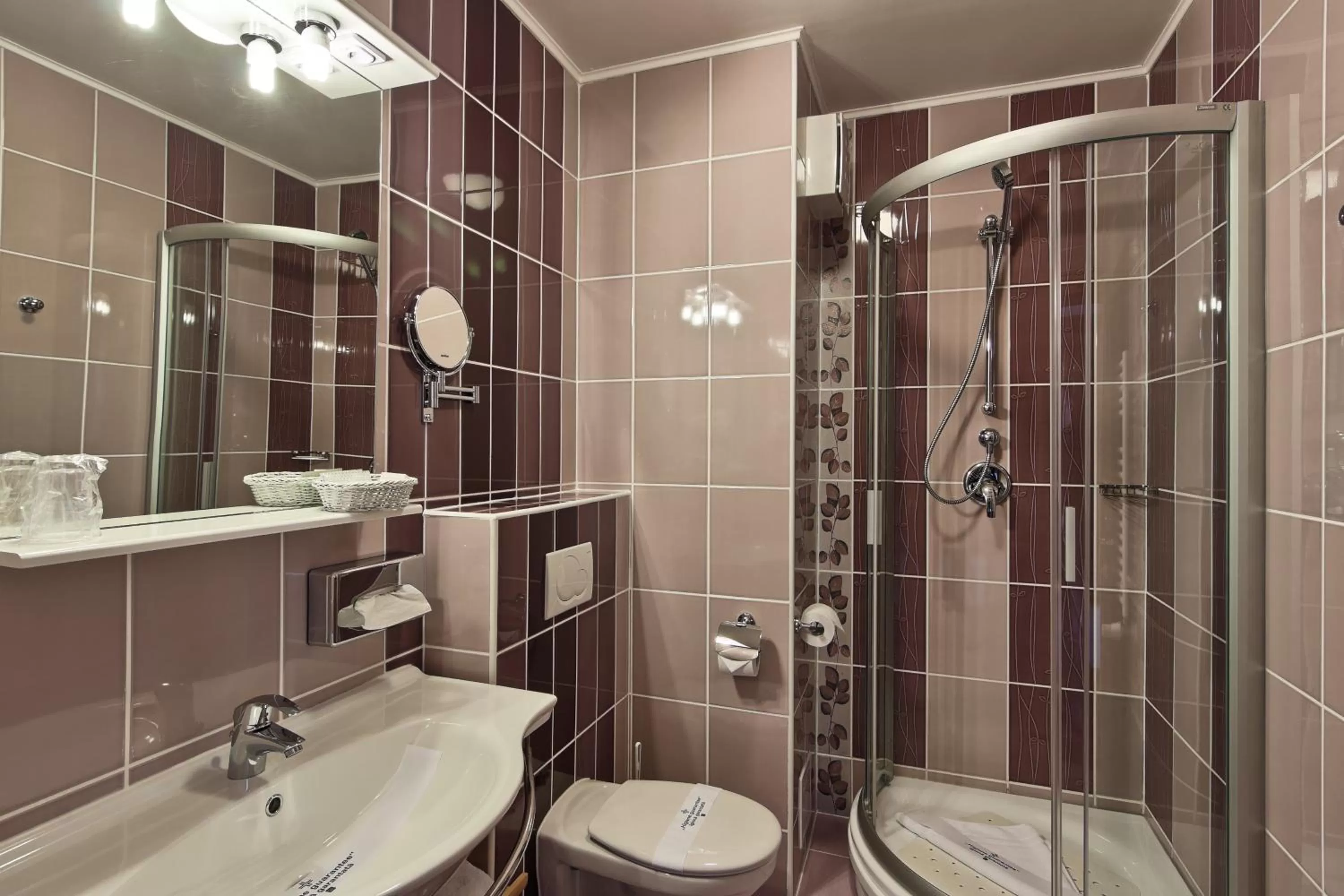 Bathroom in Mercure Sighisoara Binderbubi Hotel & Spa