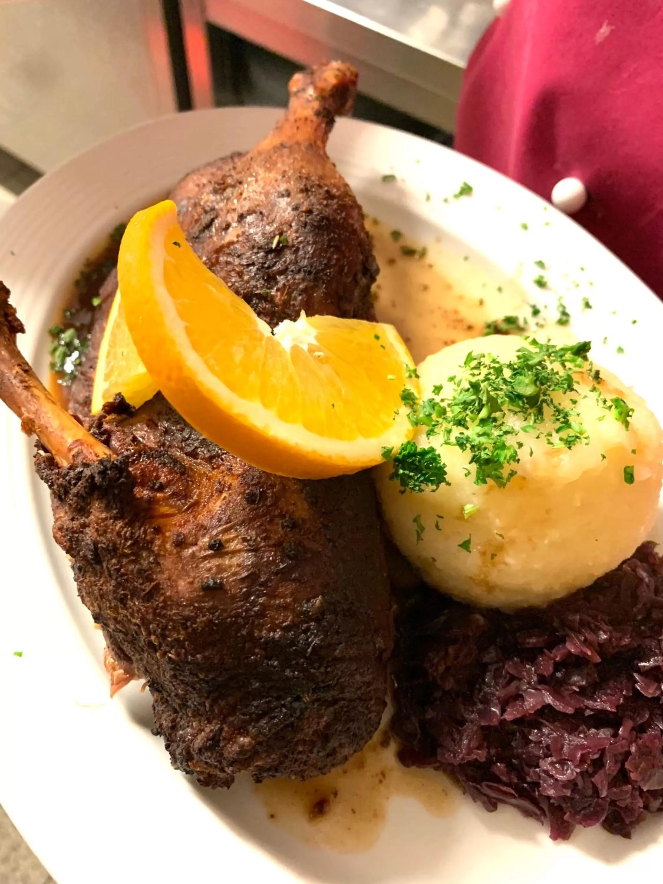 Food close-up in Boutique Hotel Goldene Henne