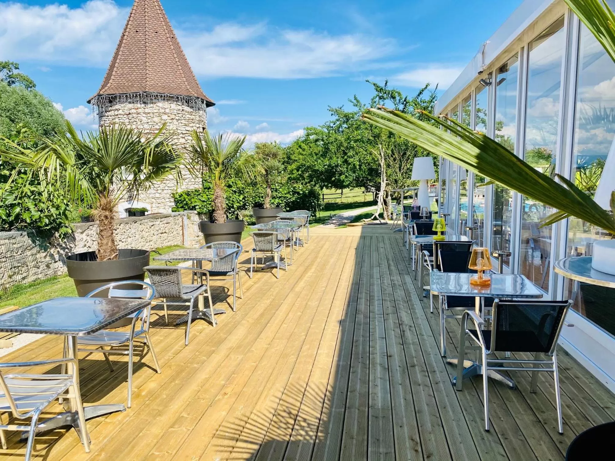 Patio in Domaine de Suzel