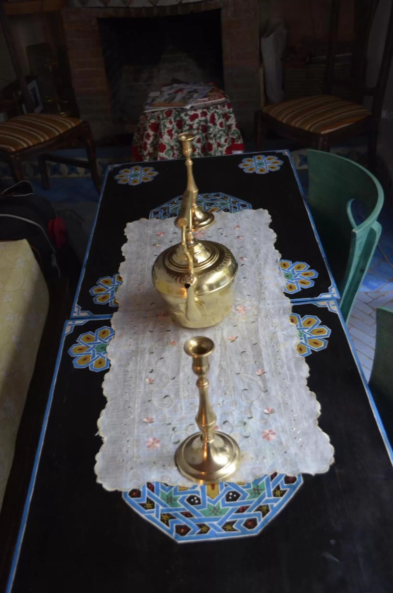 Decorative detail in Dar Meziana