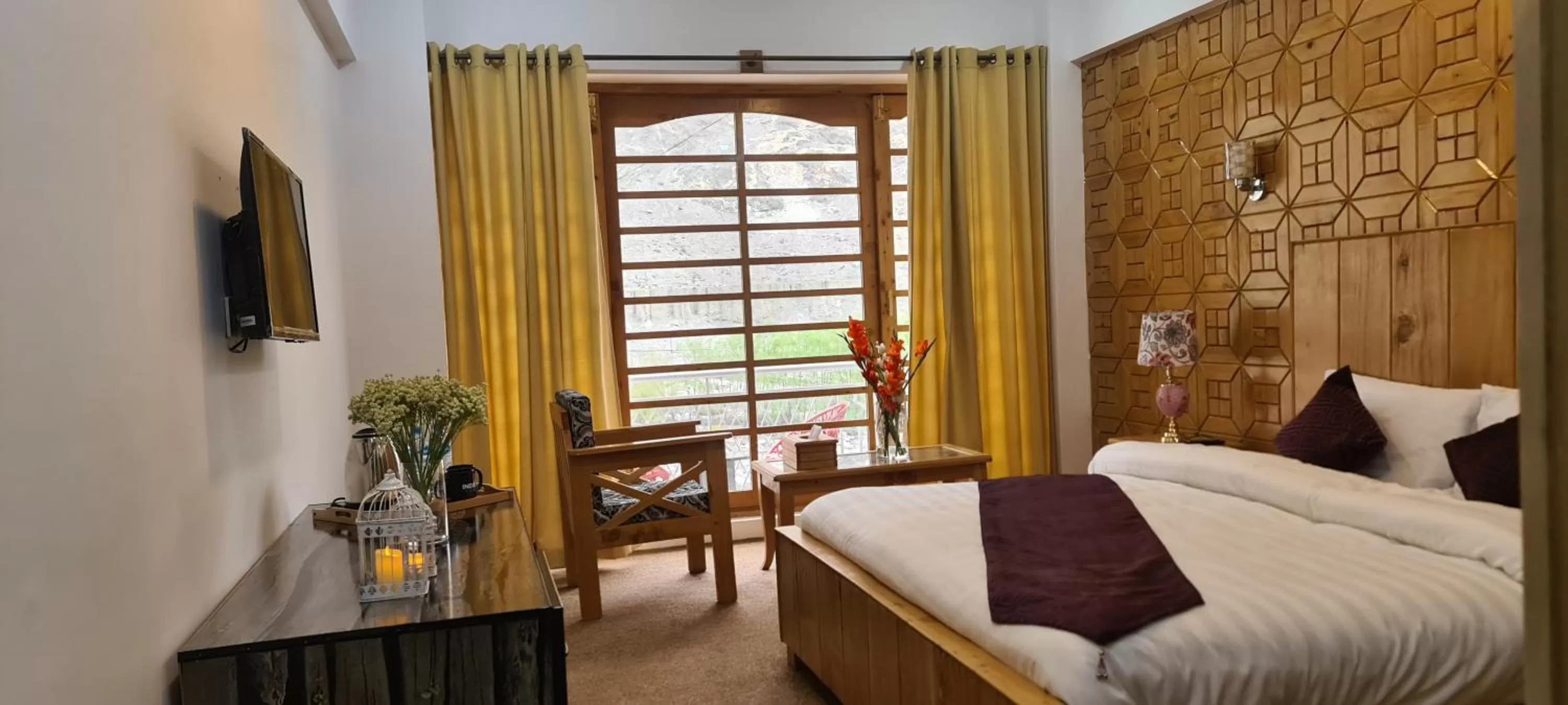 Photo of the whole room in Indus Lodges Gilgit