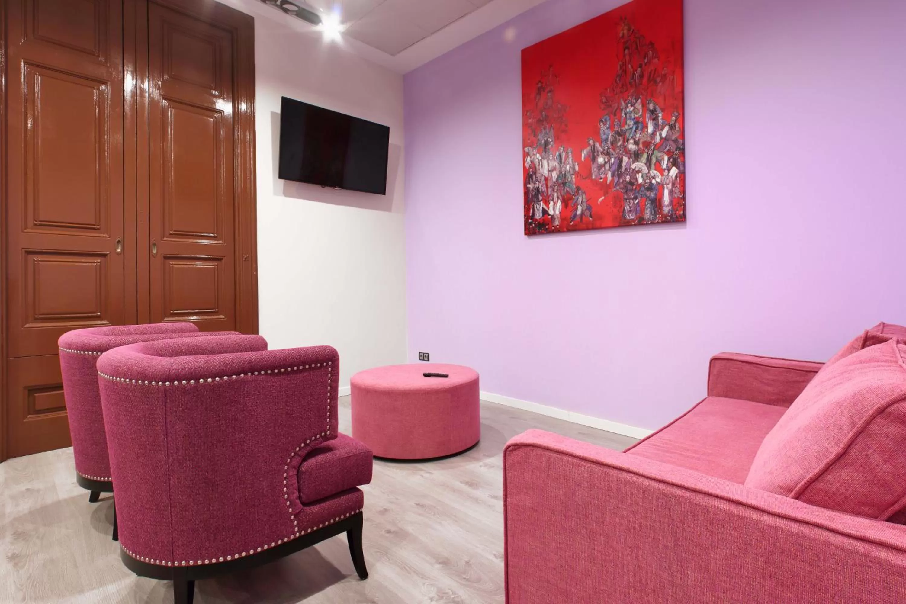 Seating area in Hotel Ginebra