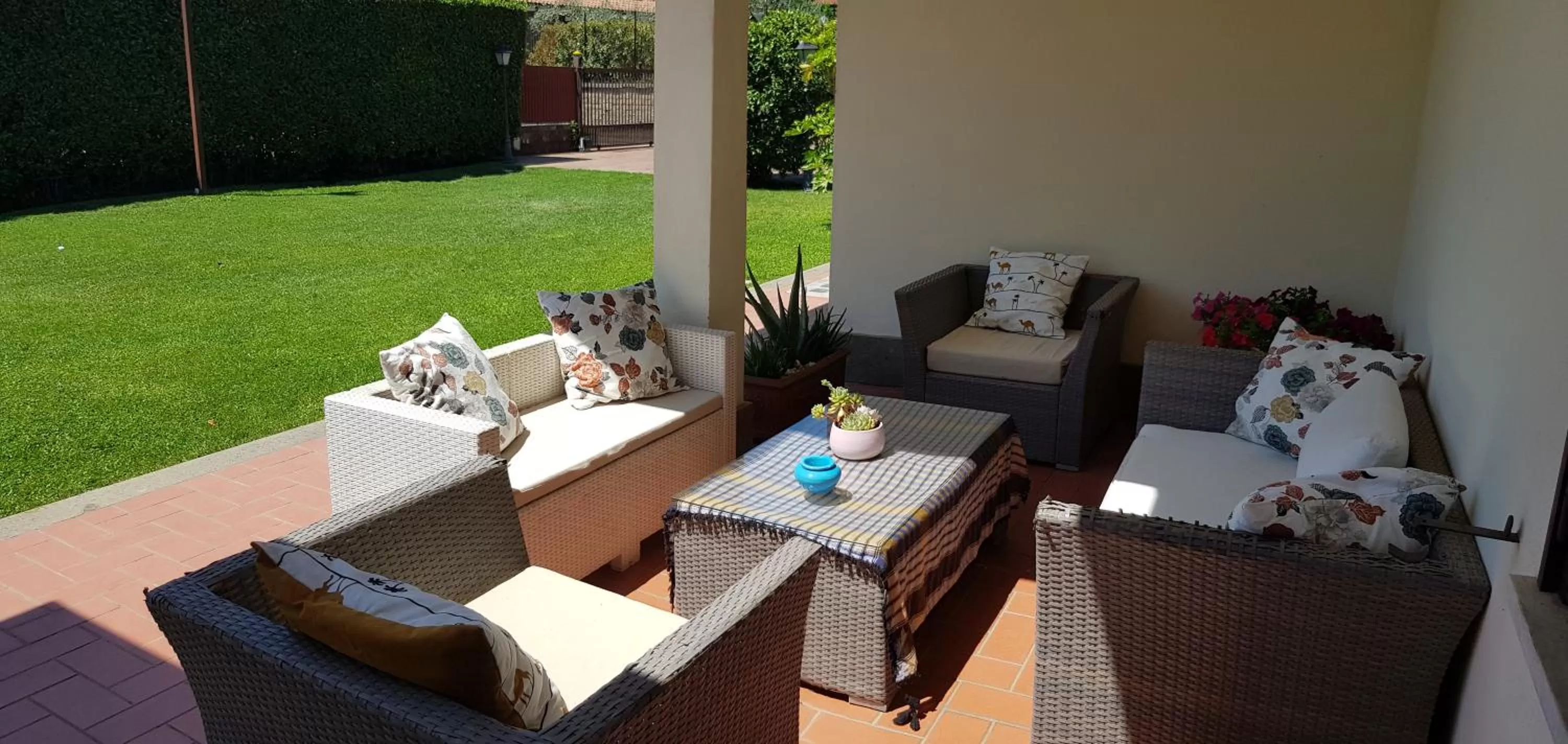 Patio in La Pedica B&B