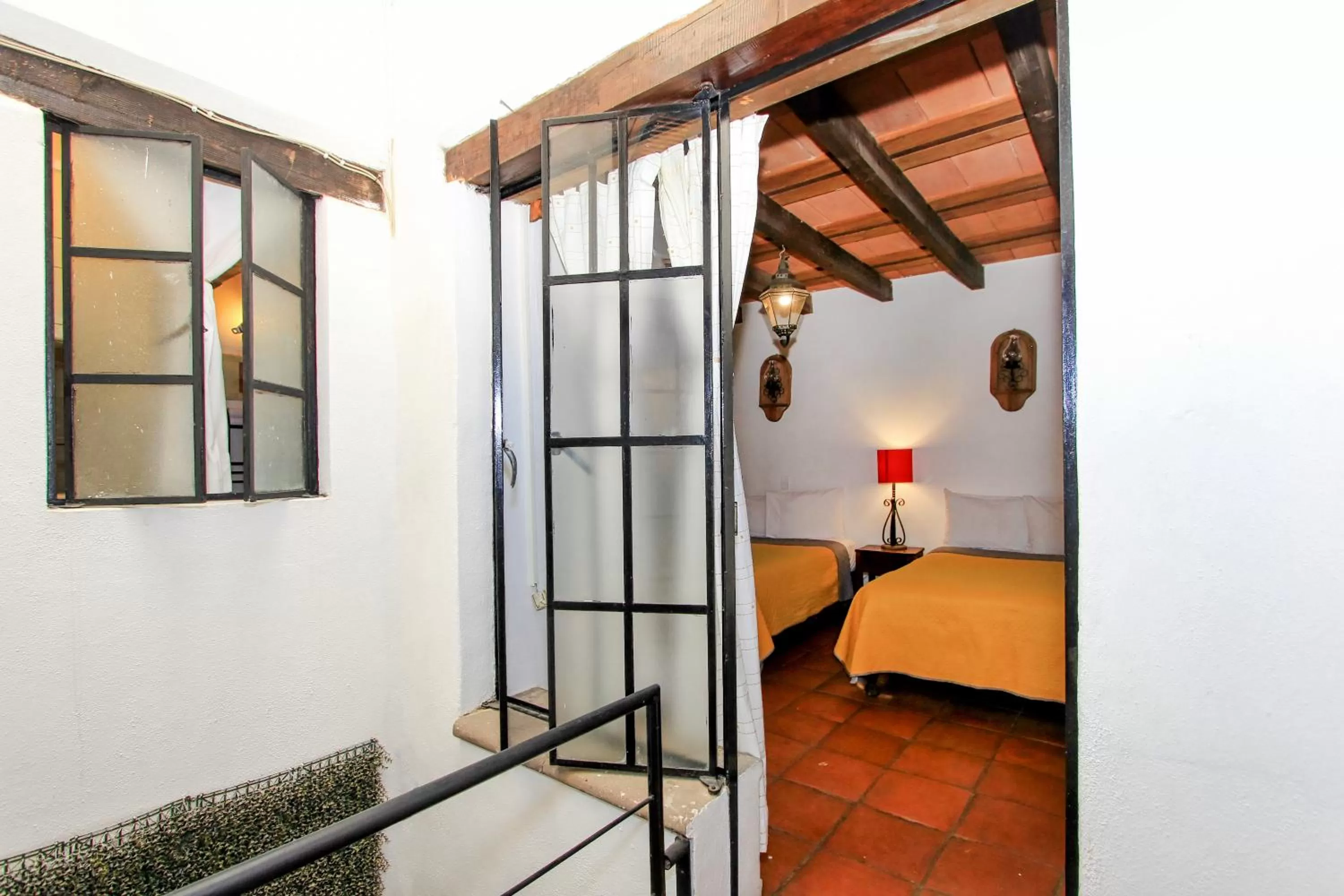 Bed in Hotel Real Guanajuato