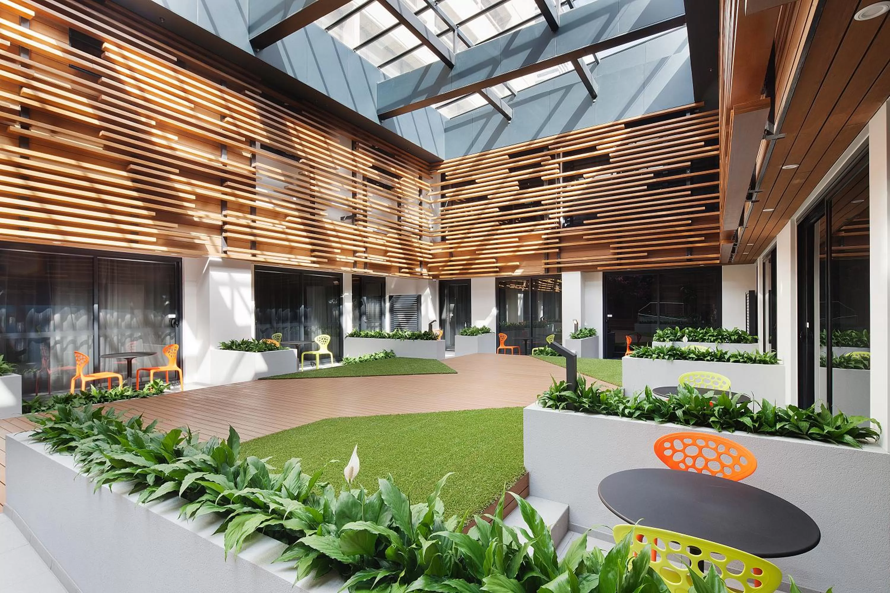 Garden view in Jasper Boutique Hotel