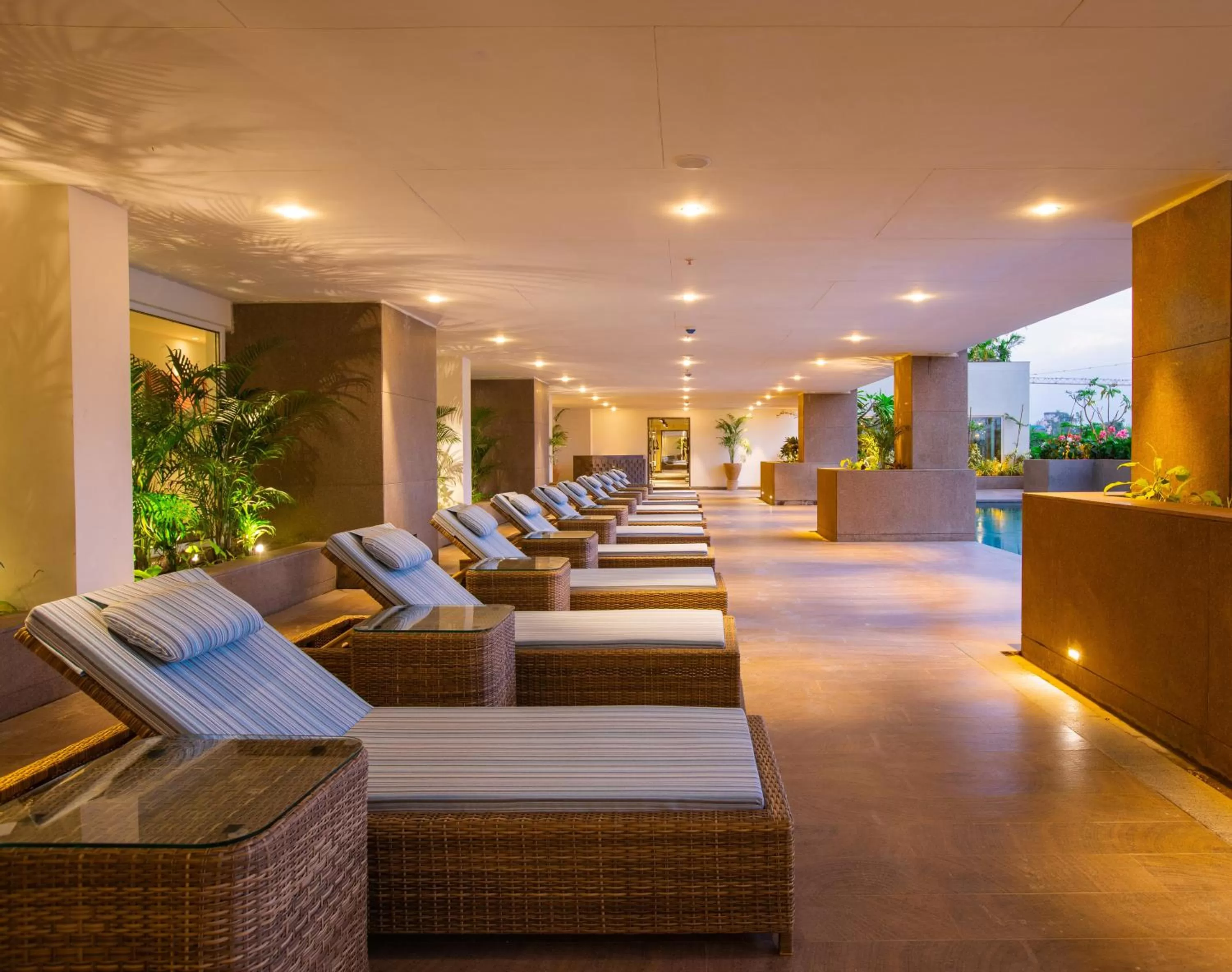 Seating area in Lemon Tree Premier City Center Pune