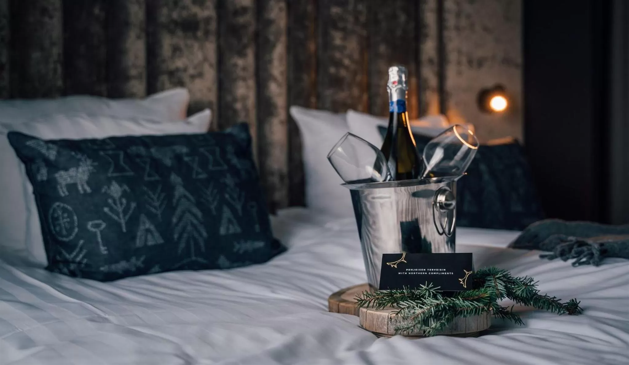 room service, Bed in Lapland Hotels Arena