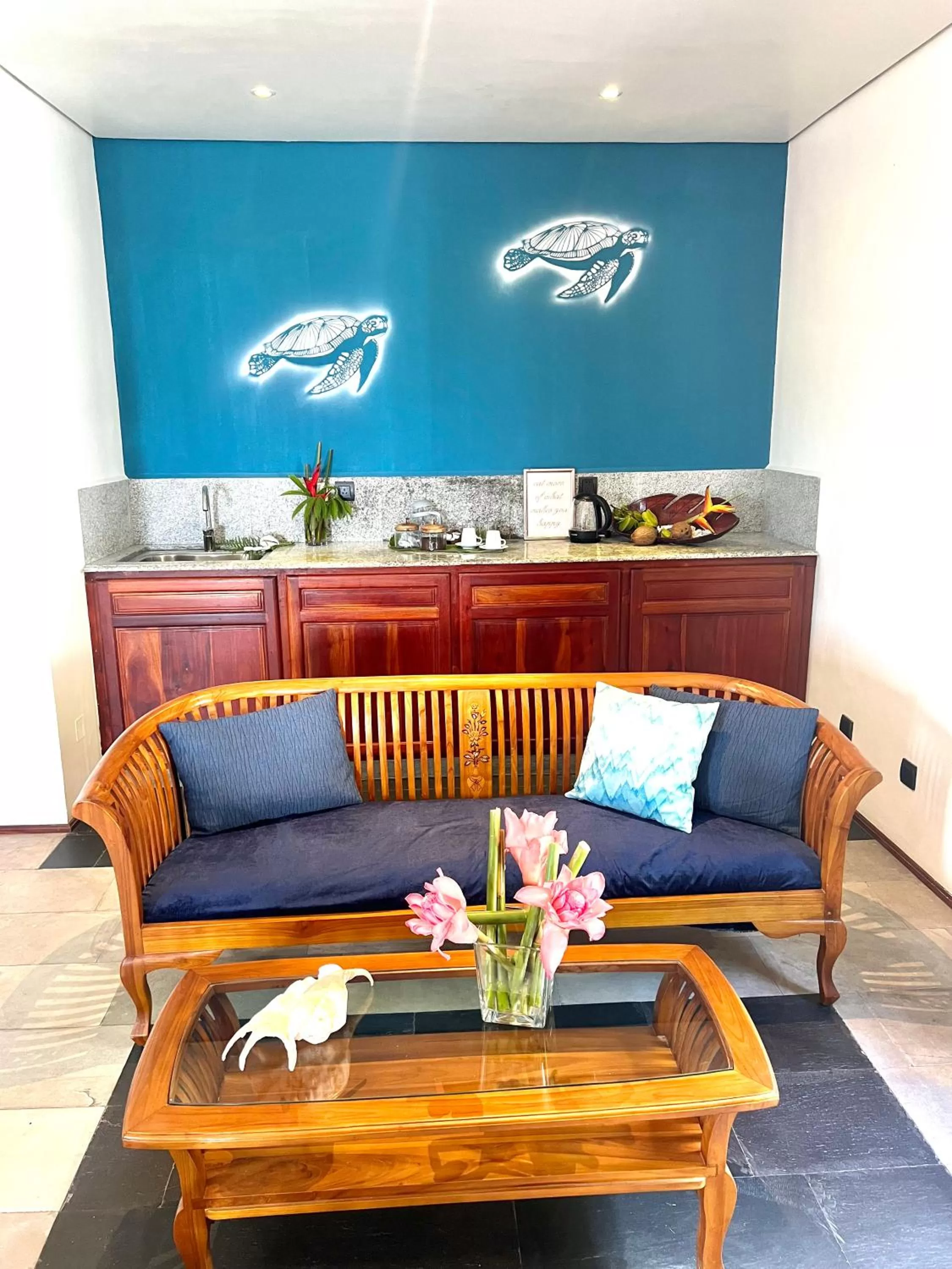 Living room in Hilltop Boutique Hotel