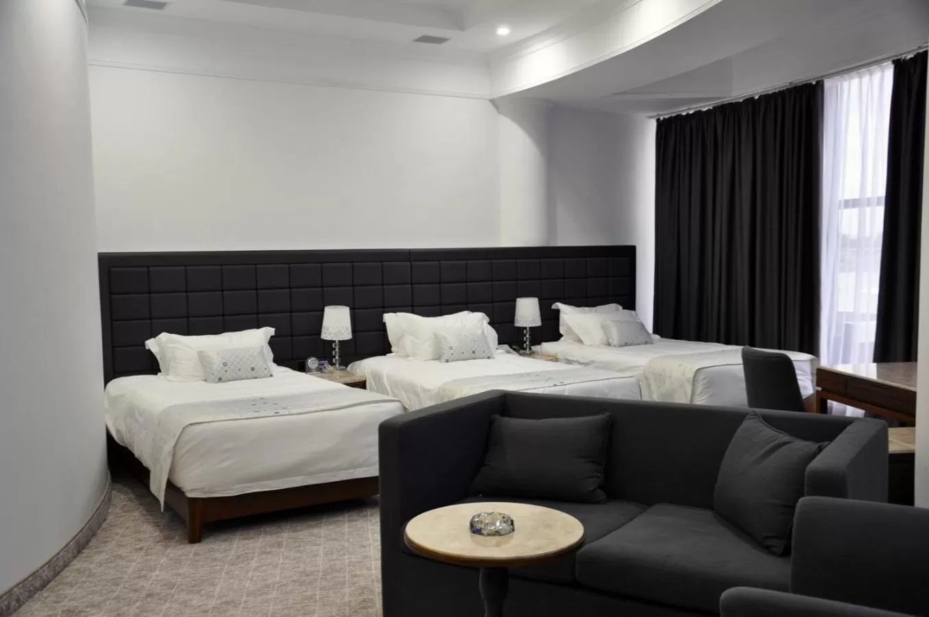 Bed in Parliament Palace Hotel