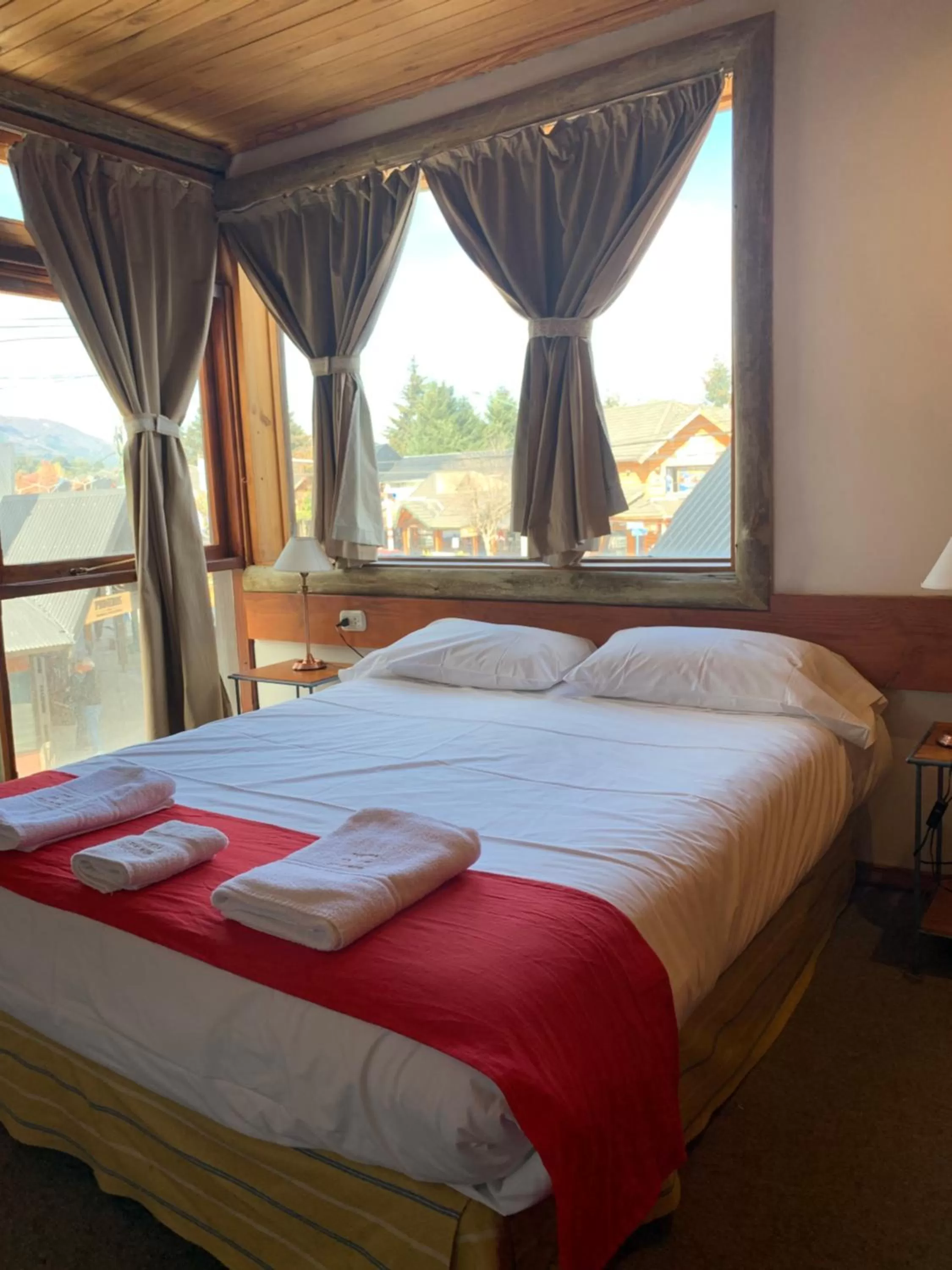 Bed in Hosteria Posta de los Colonos