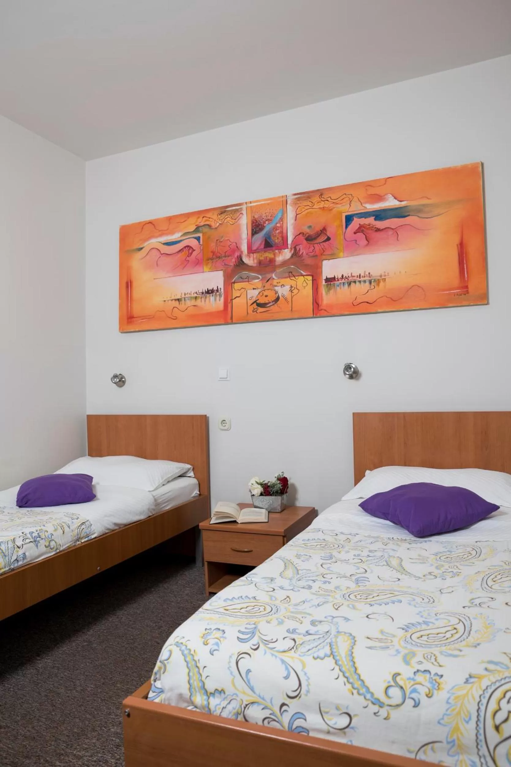 Bed in Hotel Fala Zagreb