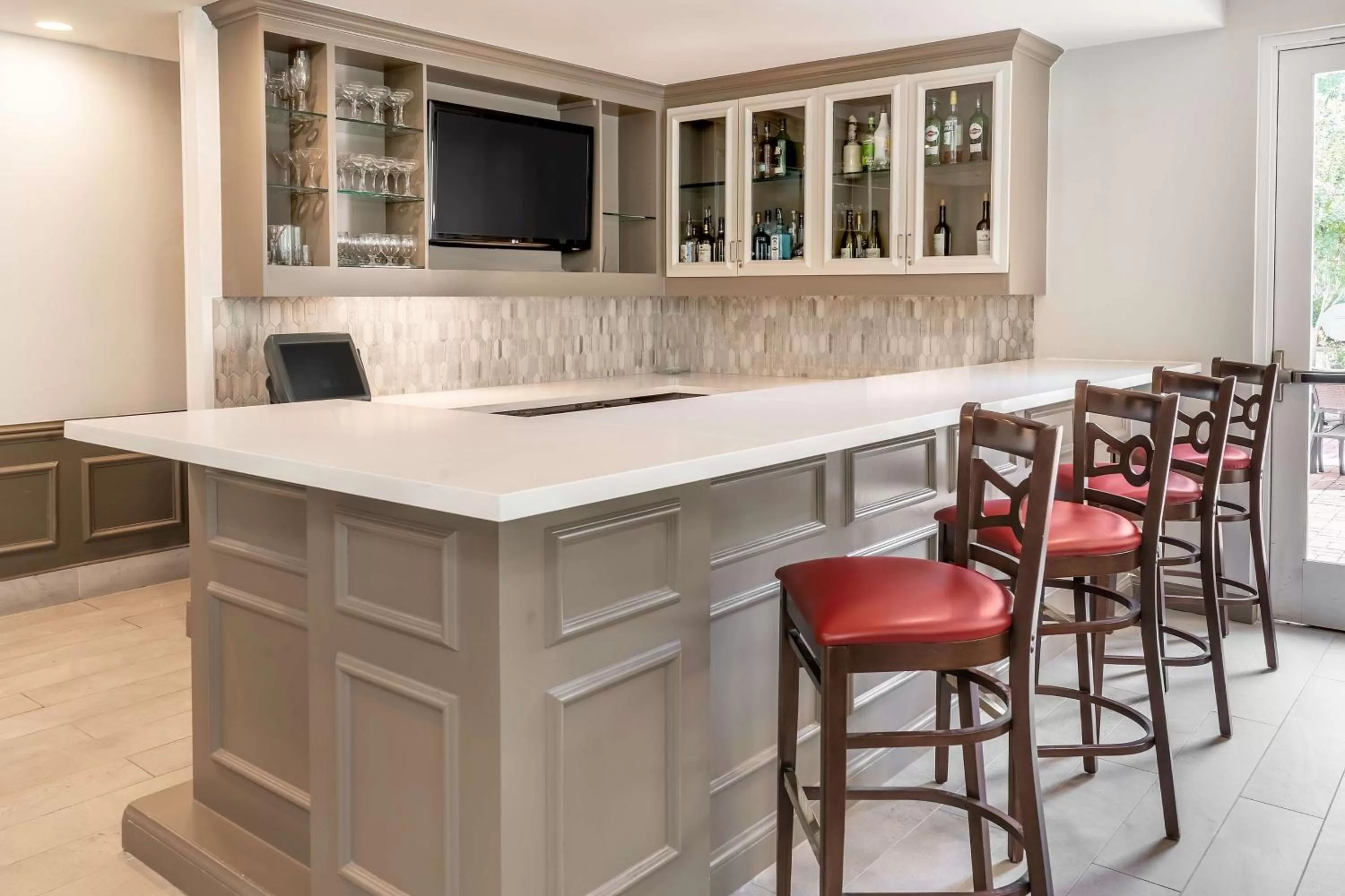 Lobby or reception in Hilton Garden Inn Houston/The Woodlands