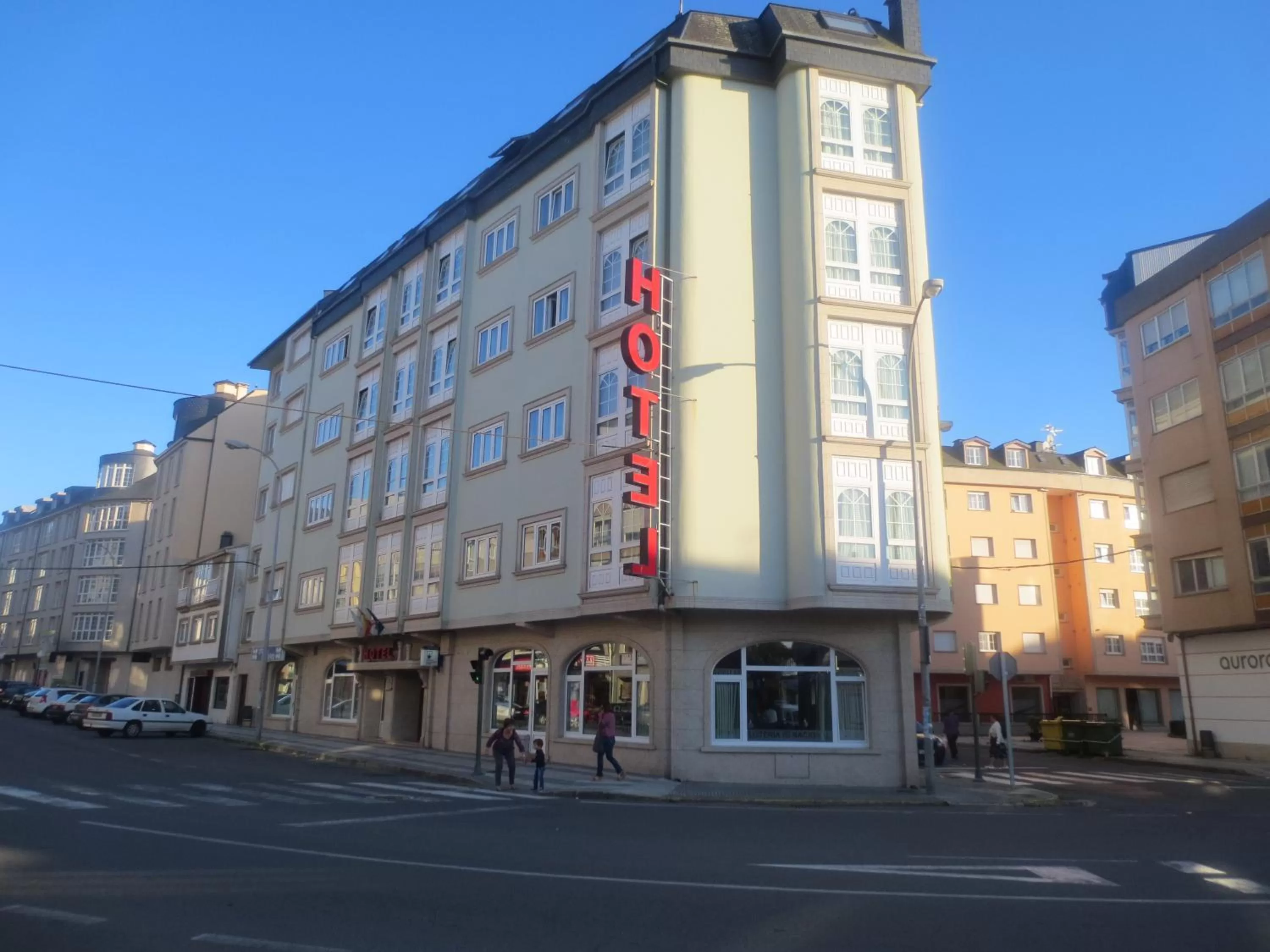 Facade/entrance in Hospedium Hotel La Marina Costa da Morte