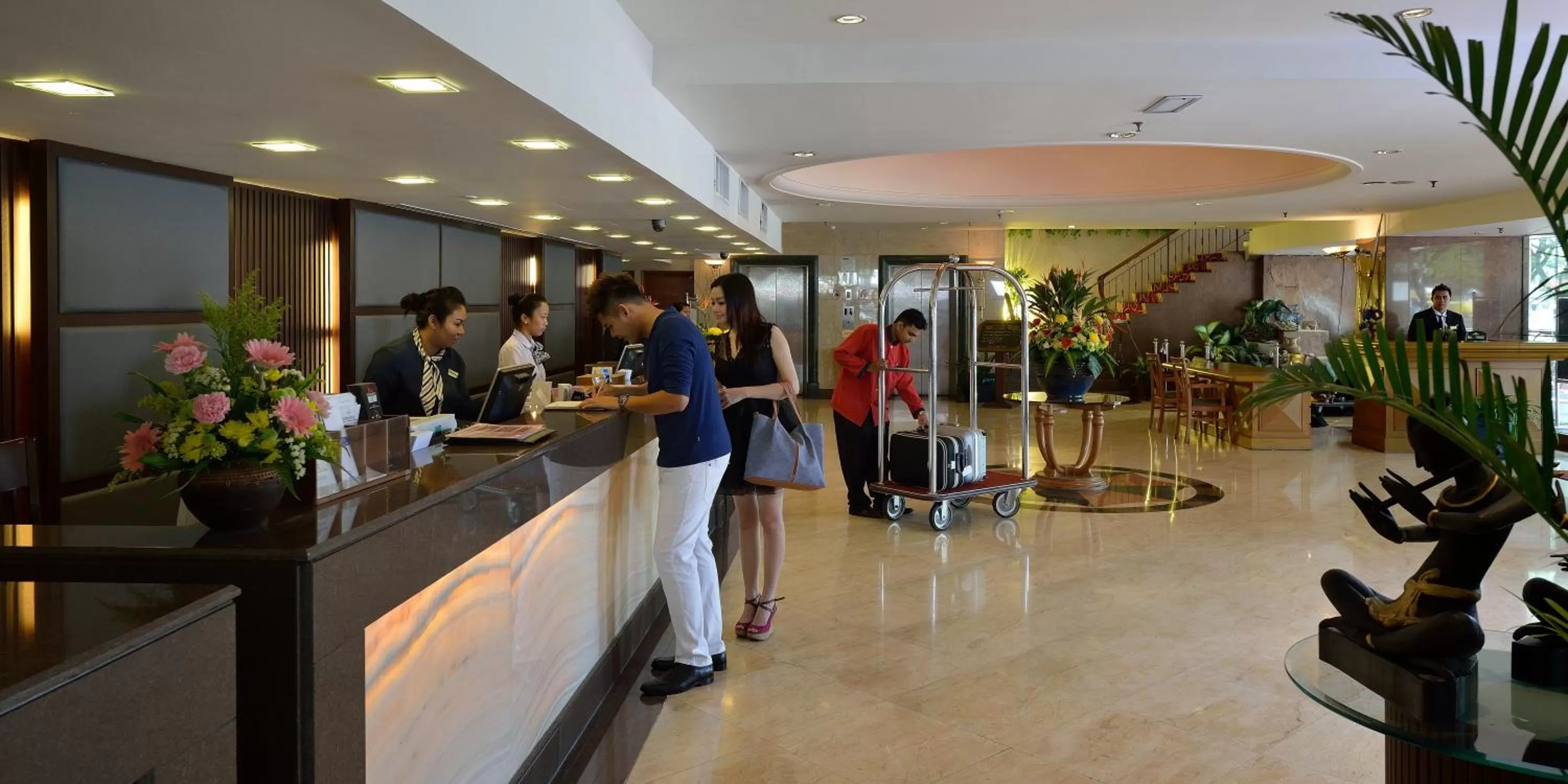 Lobby or reception in Pearl View Hotel Prai, Penang