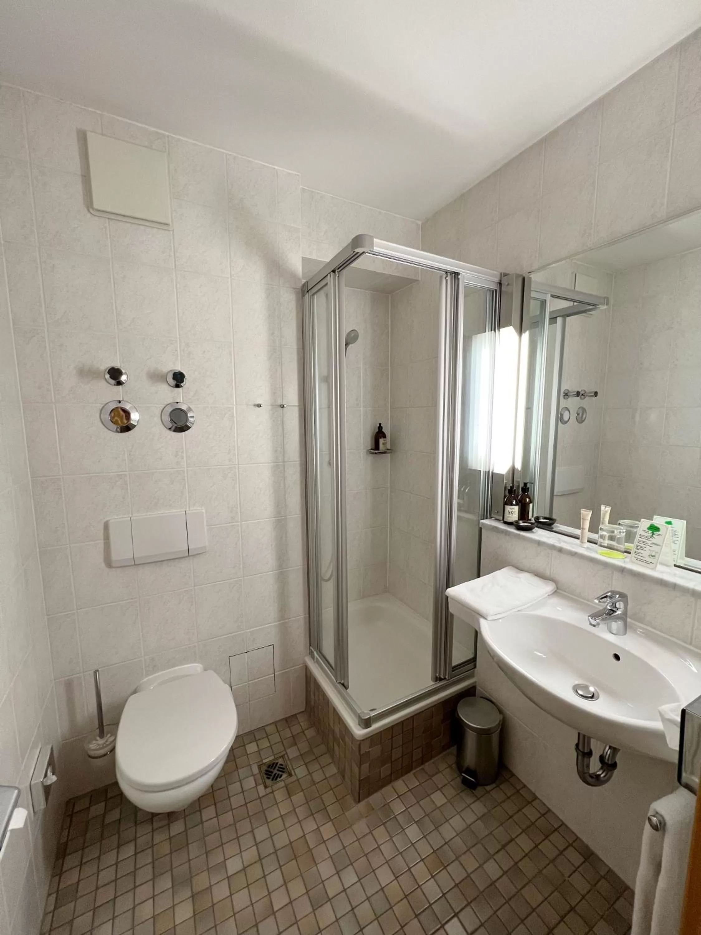 Shower in Hotel Prinz