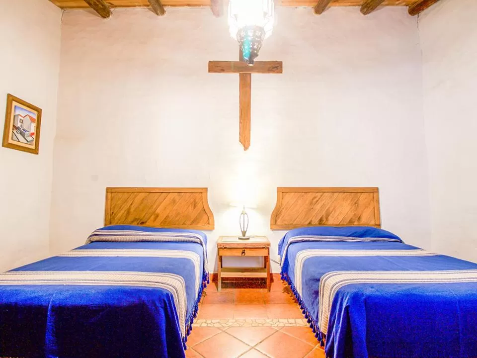 Bedroom, Bed in Hotel Mi Pueblito Tapalpa