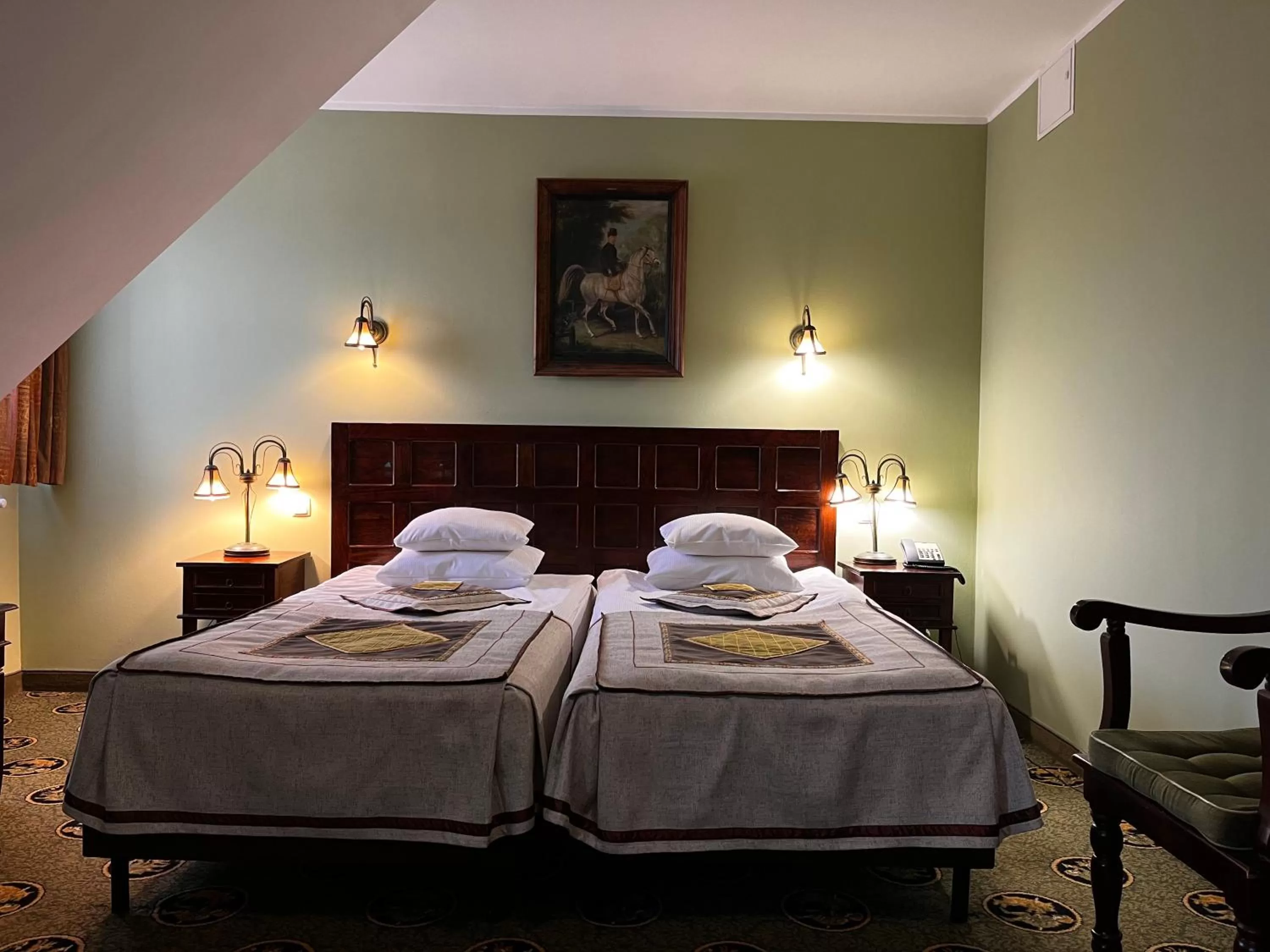 Photo of the whole room, Bed in Hotel Zamek Ryn