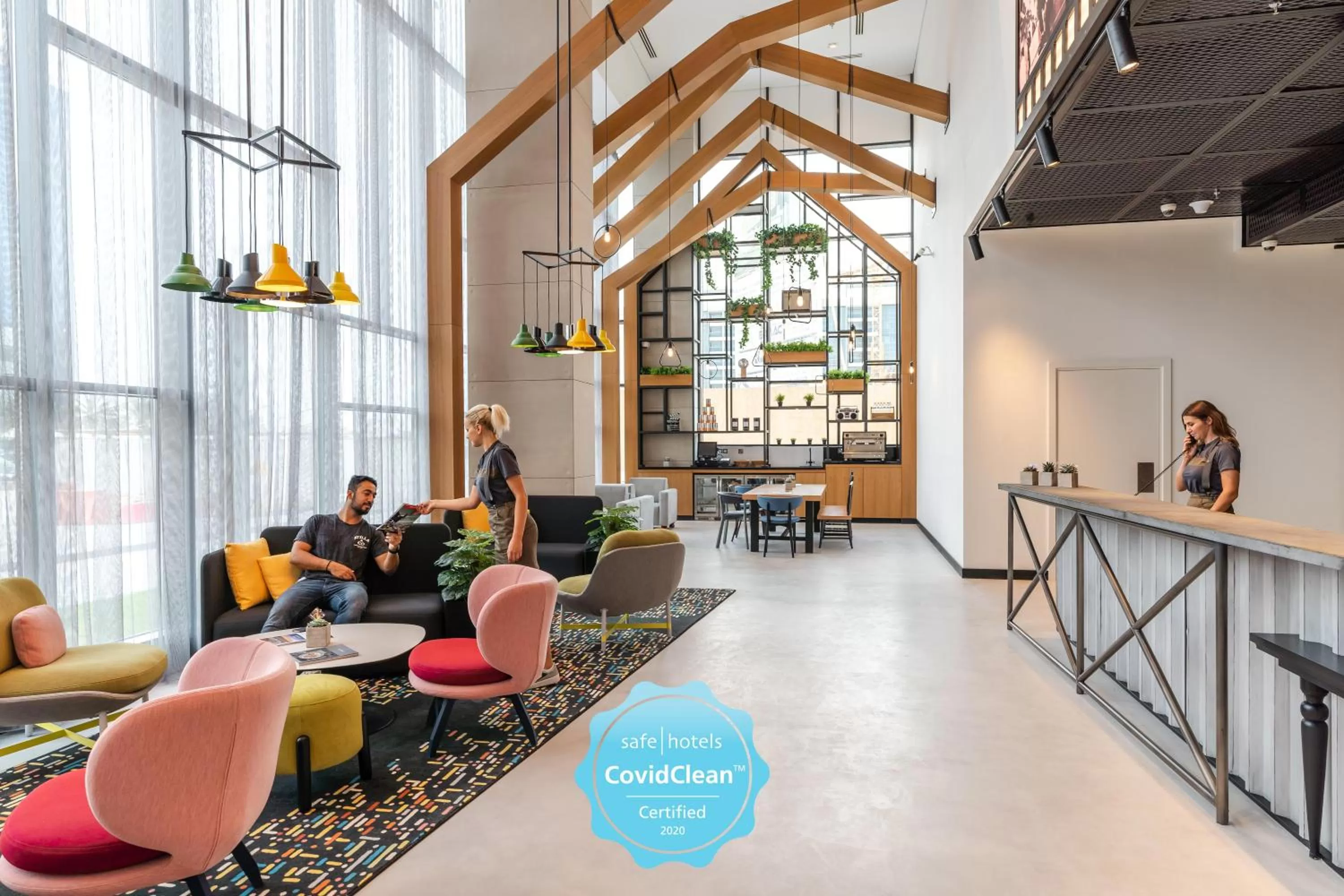 Lobby or reception in Studio One Hotel