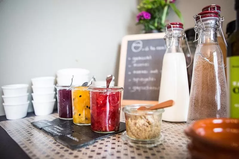 Buffet breakfast in B&B Pastorie van Merkem