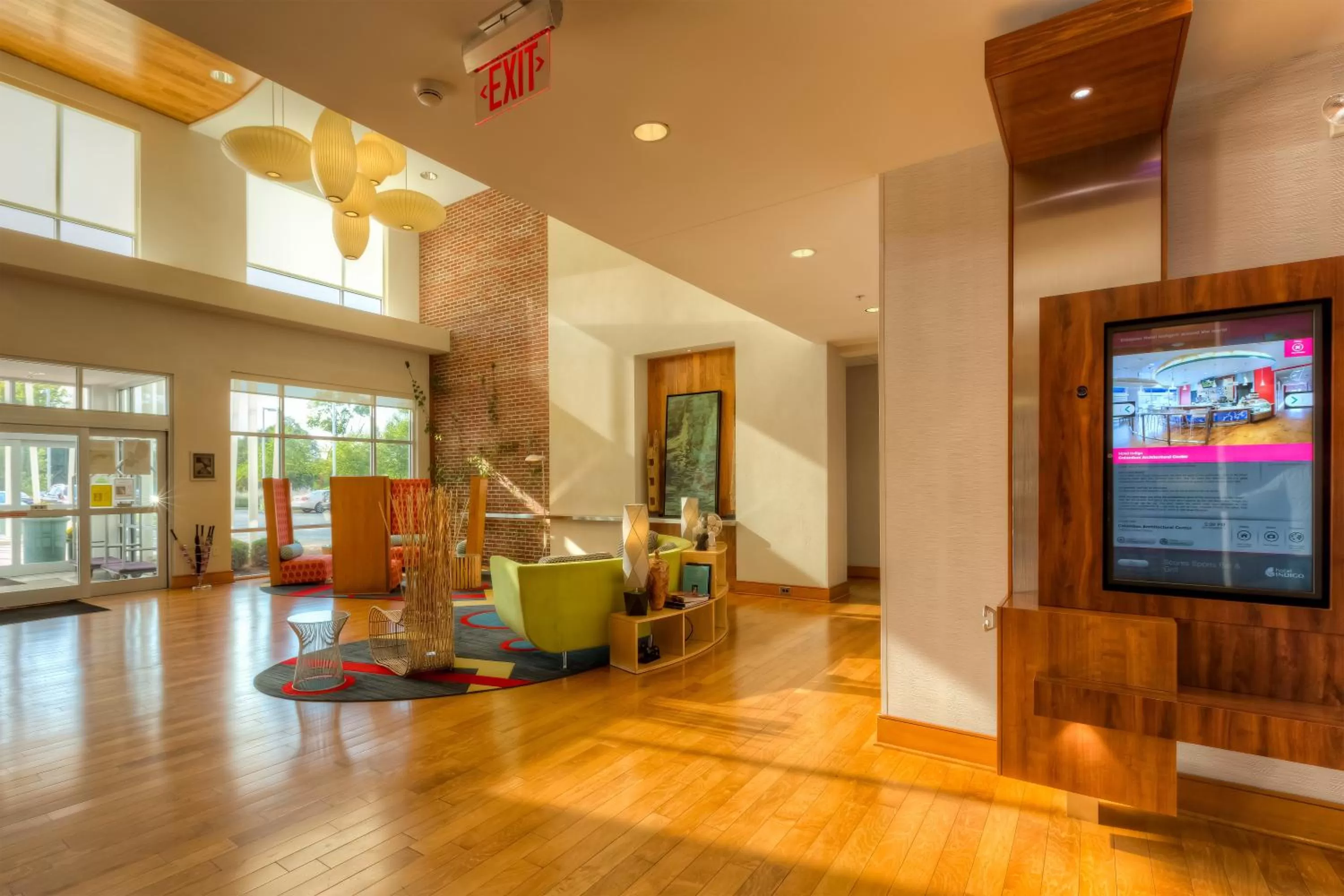 Property building in Hotel Indigo Columbus Architectural Center by IHG