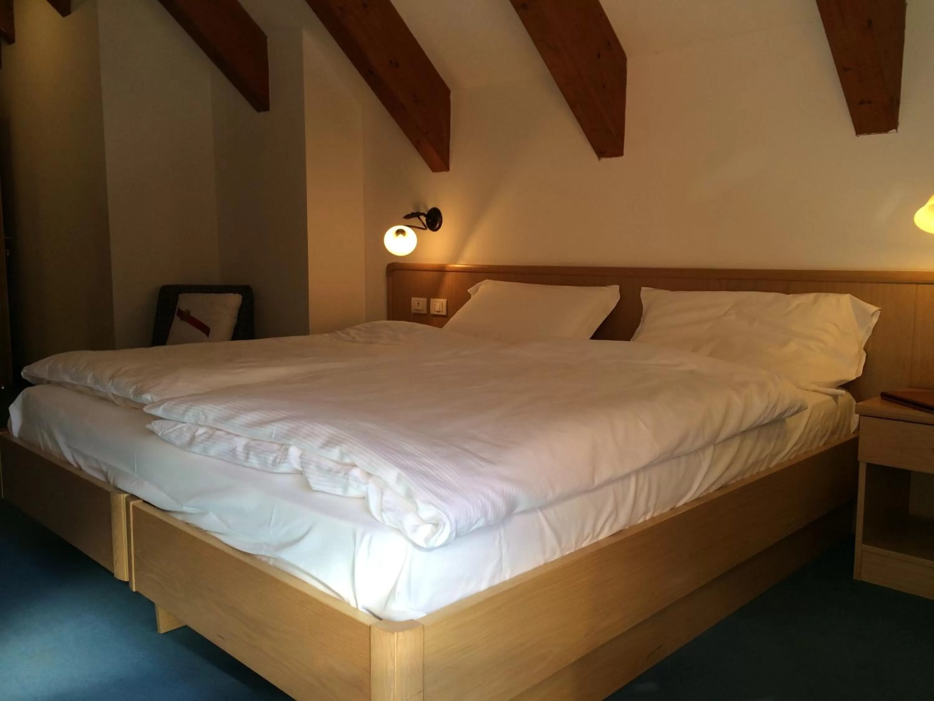 Bed in Hotel Fortini