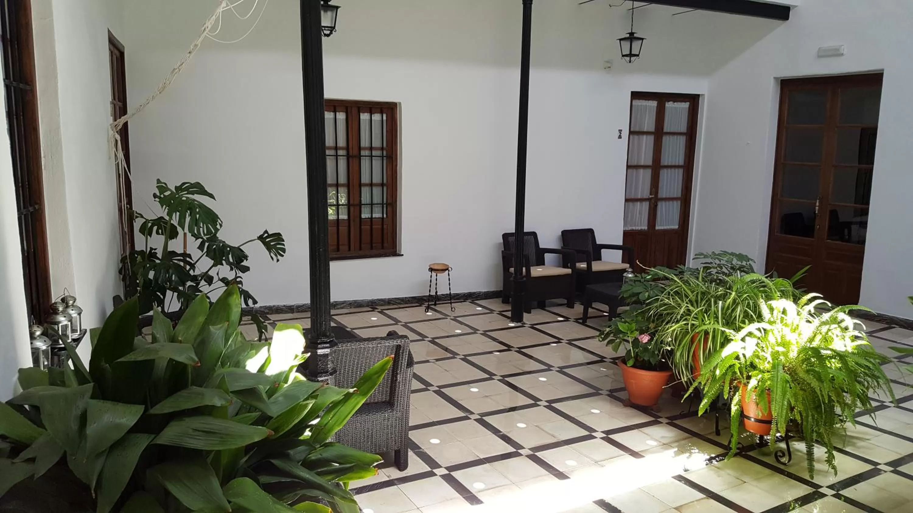 Garden view in Fuentepiedra Casa Rural Categoría Superior