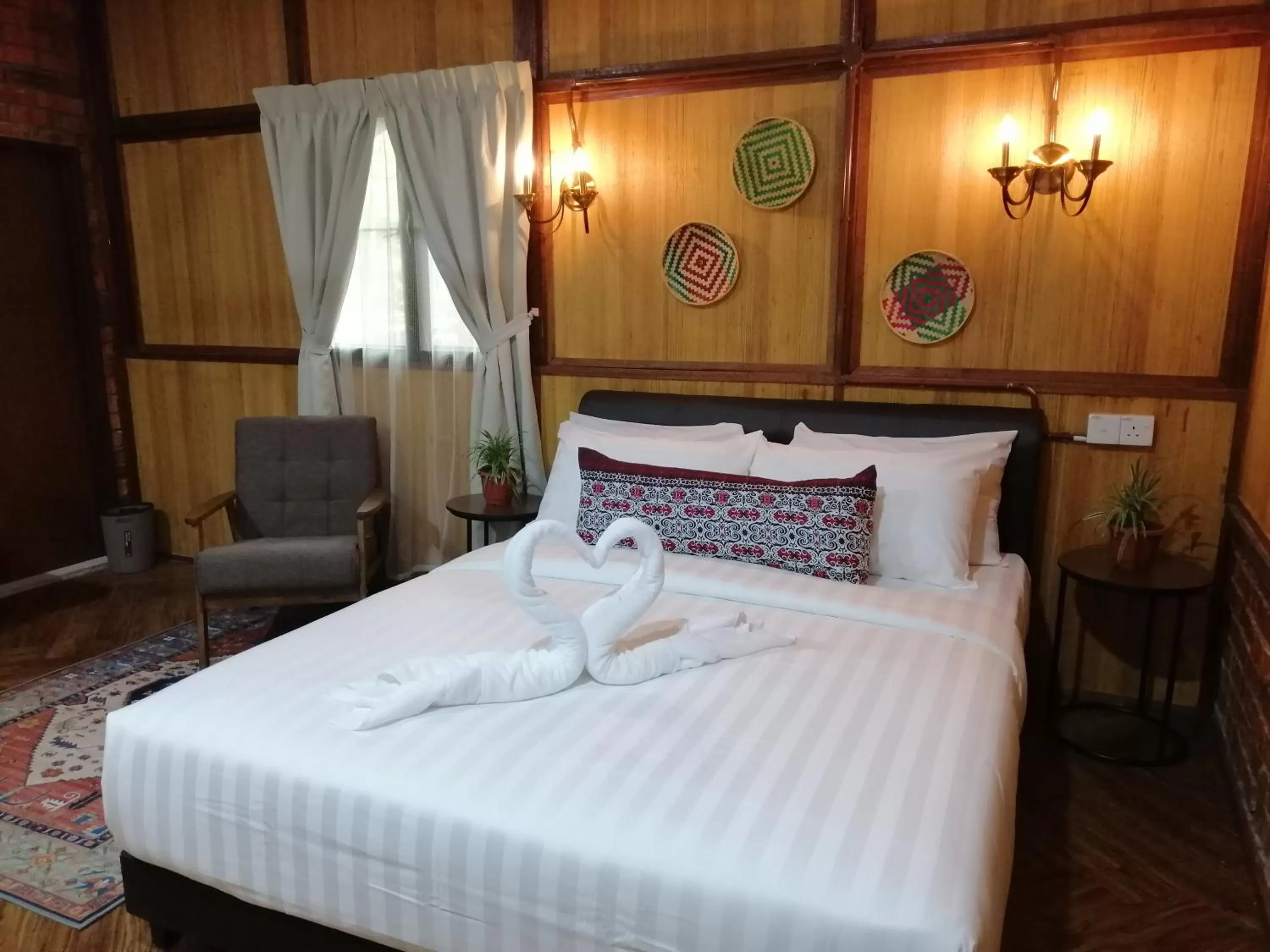 Bed in Api-api Eco Chalet