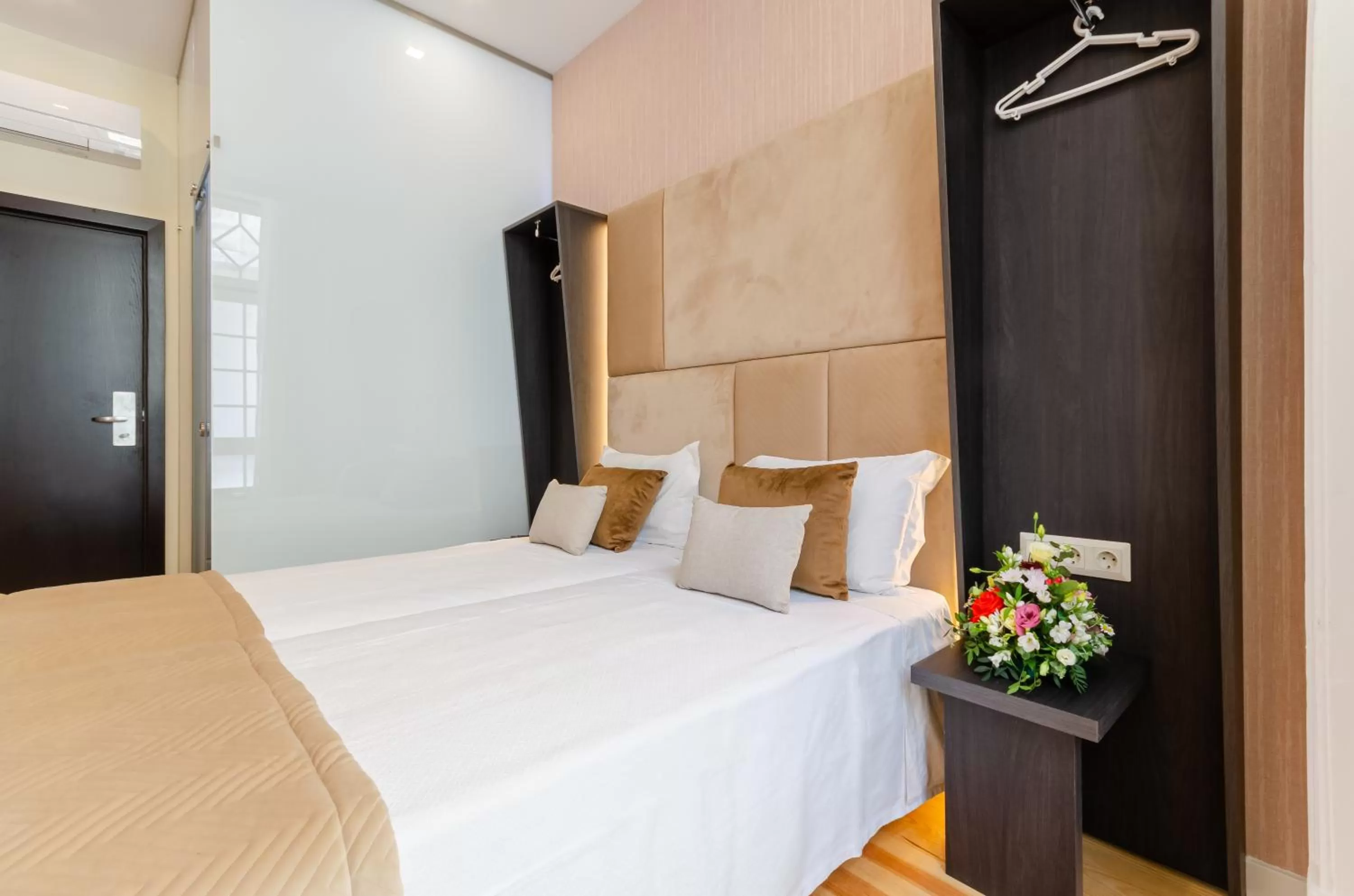 Bed in Hotel Duas Nações