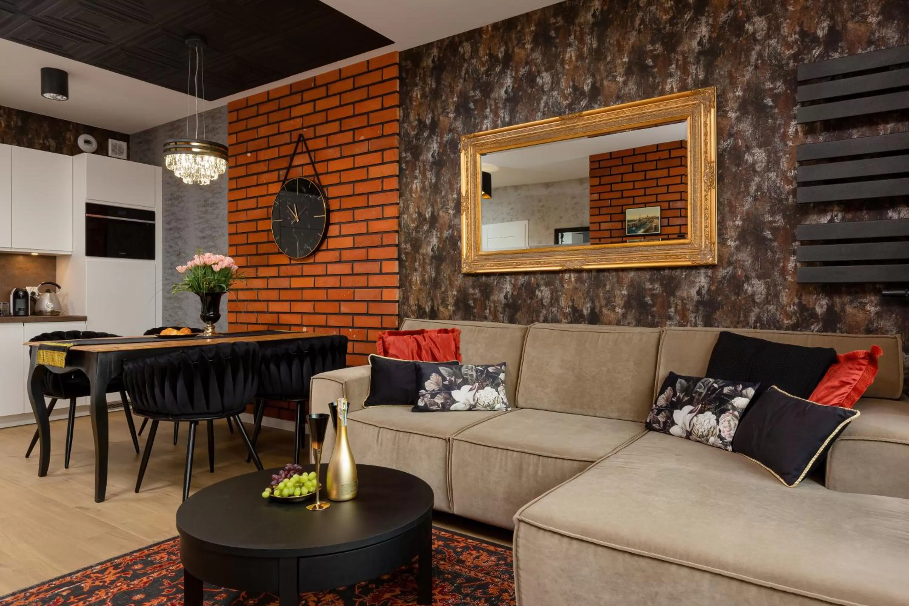 Kitchen or kitchenette in Nadmorskie Tarasy - Apartments M&M