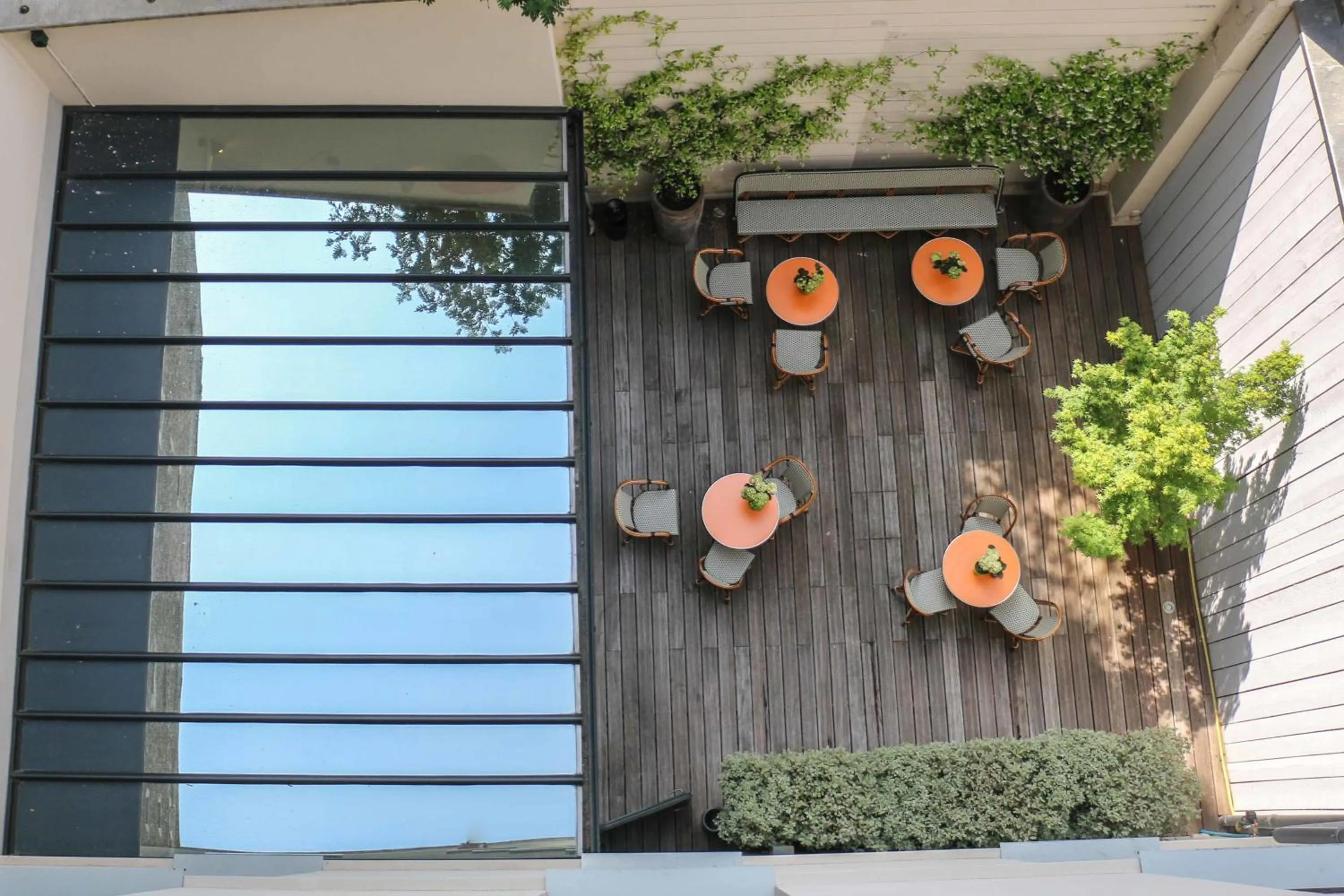 Garden in Hôtel Vic Eiffel