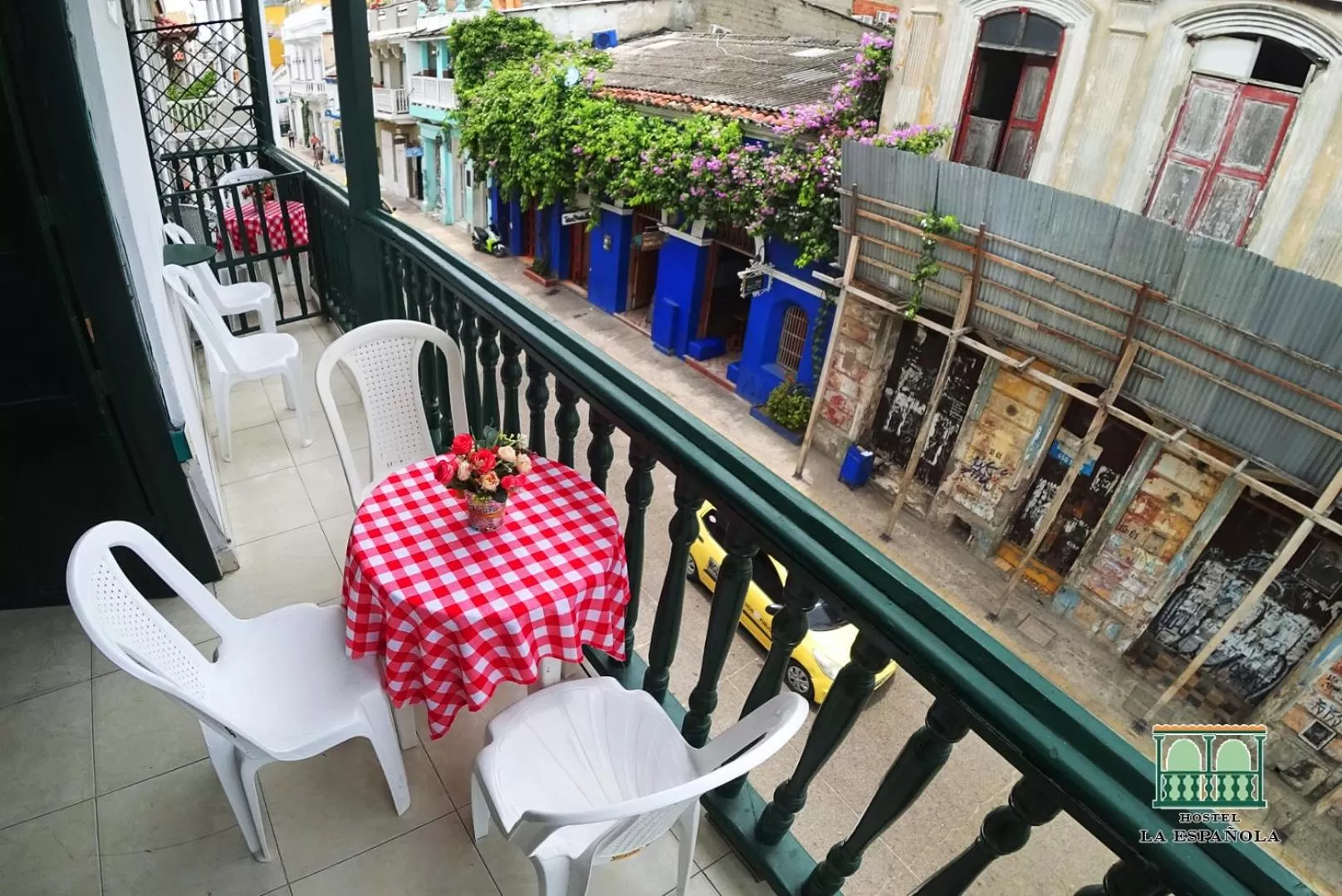 Balcony/Terrace in Hostal La Española de Getsemani